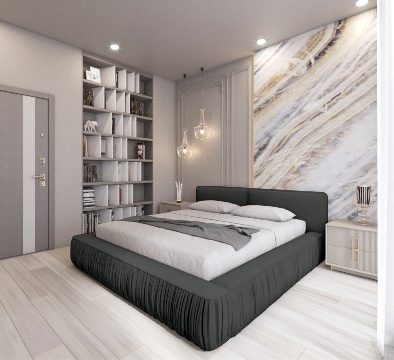 Polsterbett Beyond Samtstoff 160x200 mit Metallrahmen Riviera 96