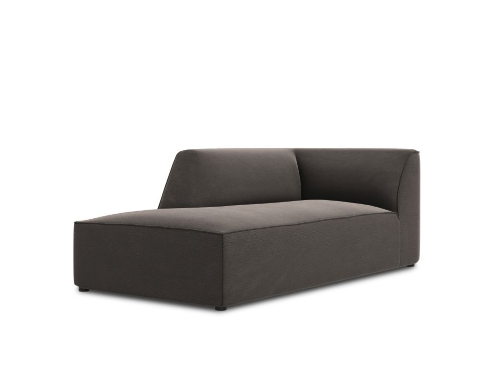 Cosmopolitan Design Chaiselongue Siena Samt Salvador Dunkelgrau Links