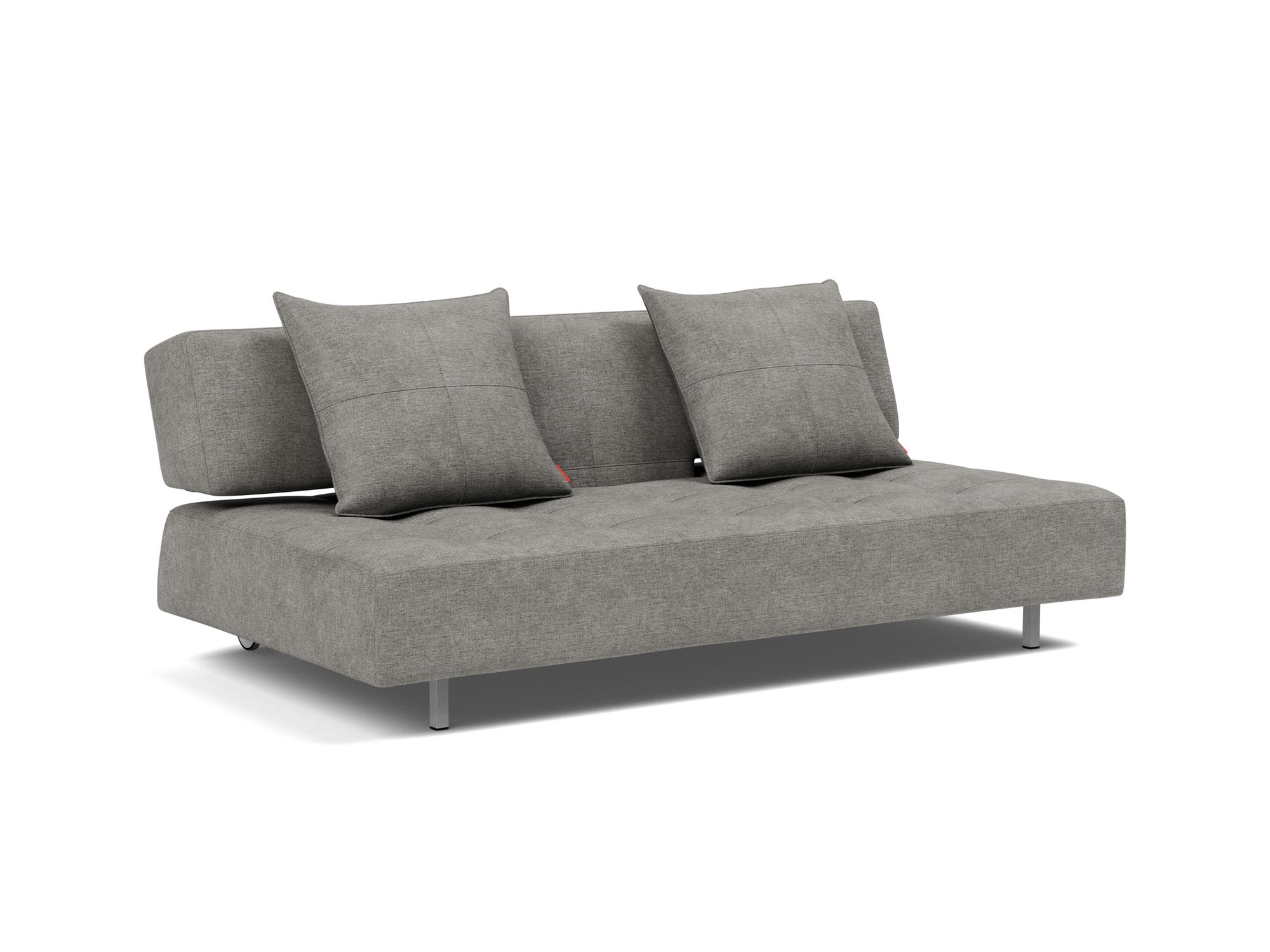 Schlafsofa Long Horn D.E.L. Flachgewebe Avella 282-Warm-Grey