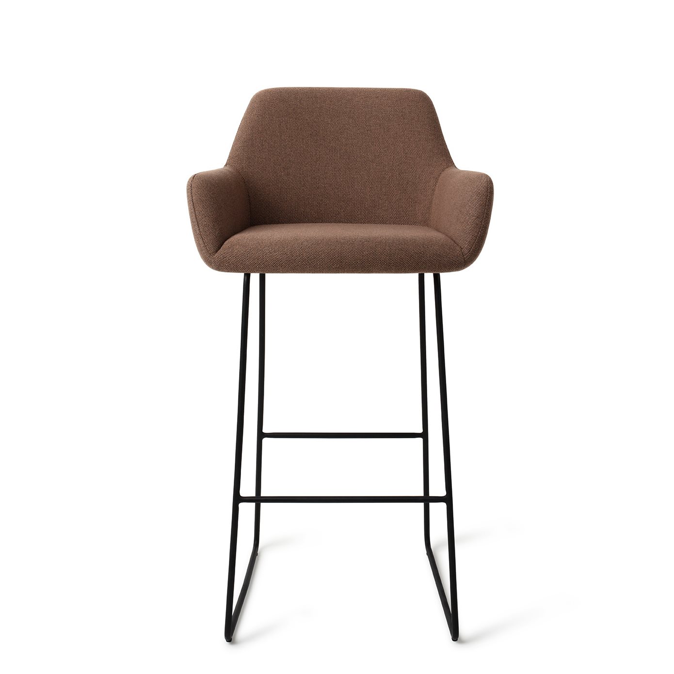 Jesper Home Barhocker Hiroo Rustic-Rye Slide Schwarz Tresenhöhe (65cm) moebelfaktor