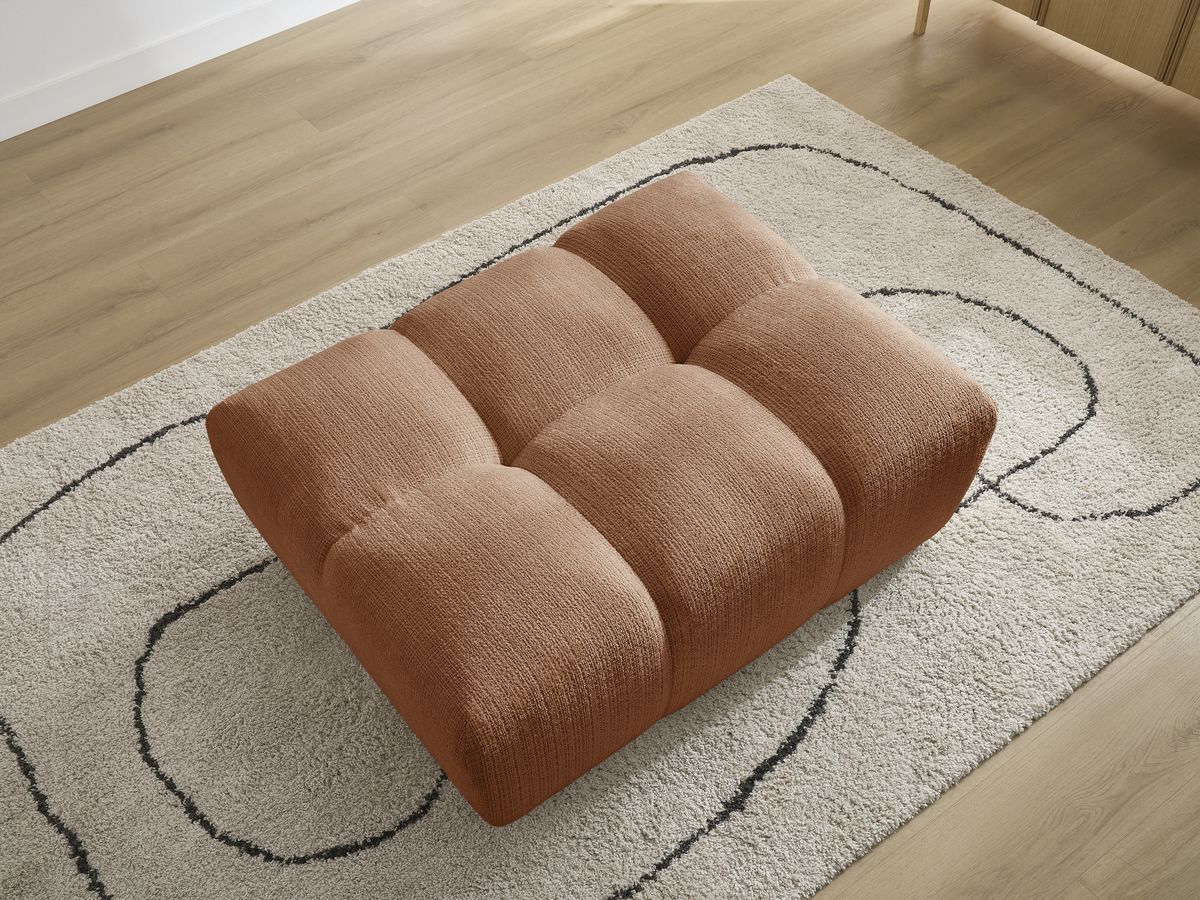 Bobochic Anakin Pouf Strukturstoff Orange