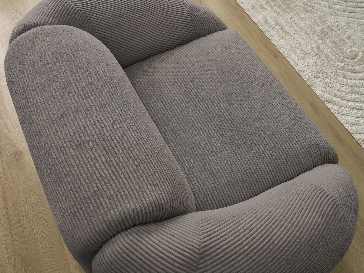 Bobochic Tina Sessel Cordsamt Taupe