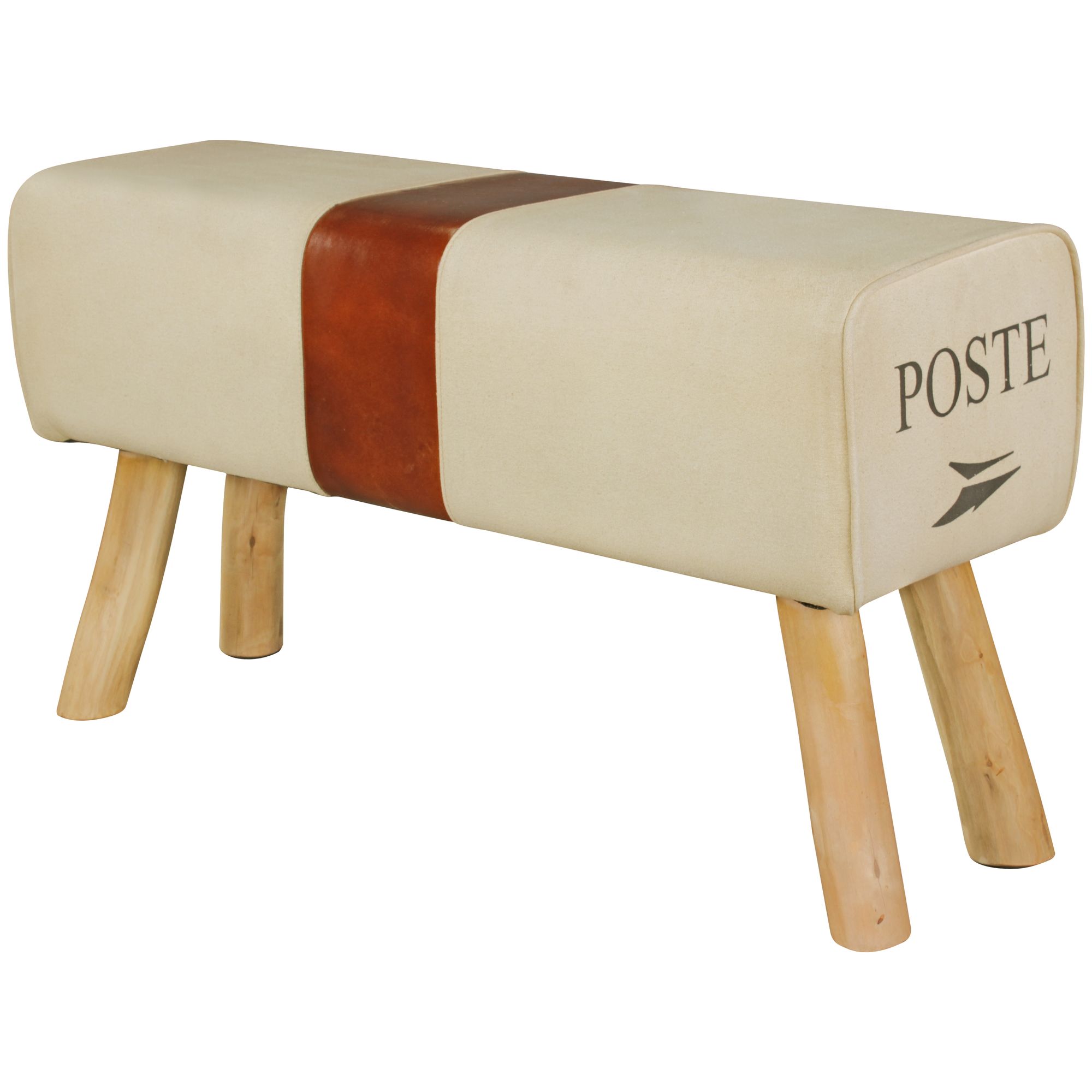 Sitzbank Dalvik Stoff Braun 91 × 30 × 51 cm