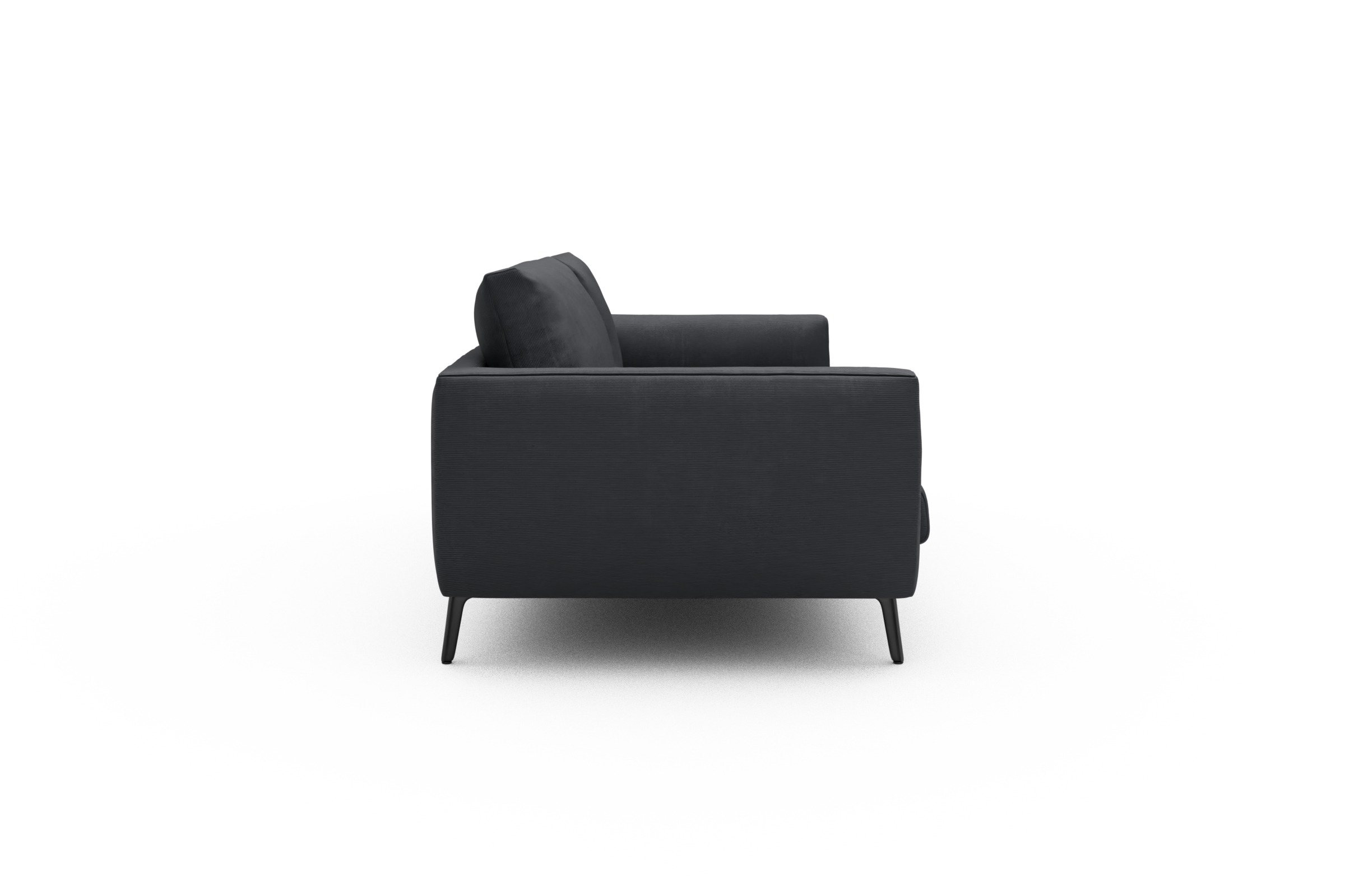 Sofa Karl 3-Sitzer Cordufine-Slate-Grey