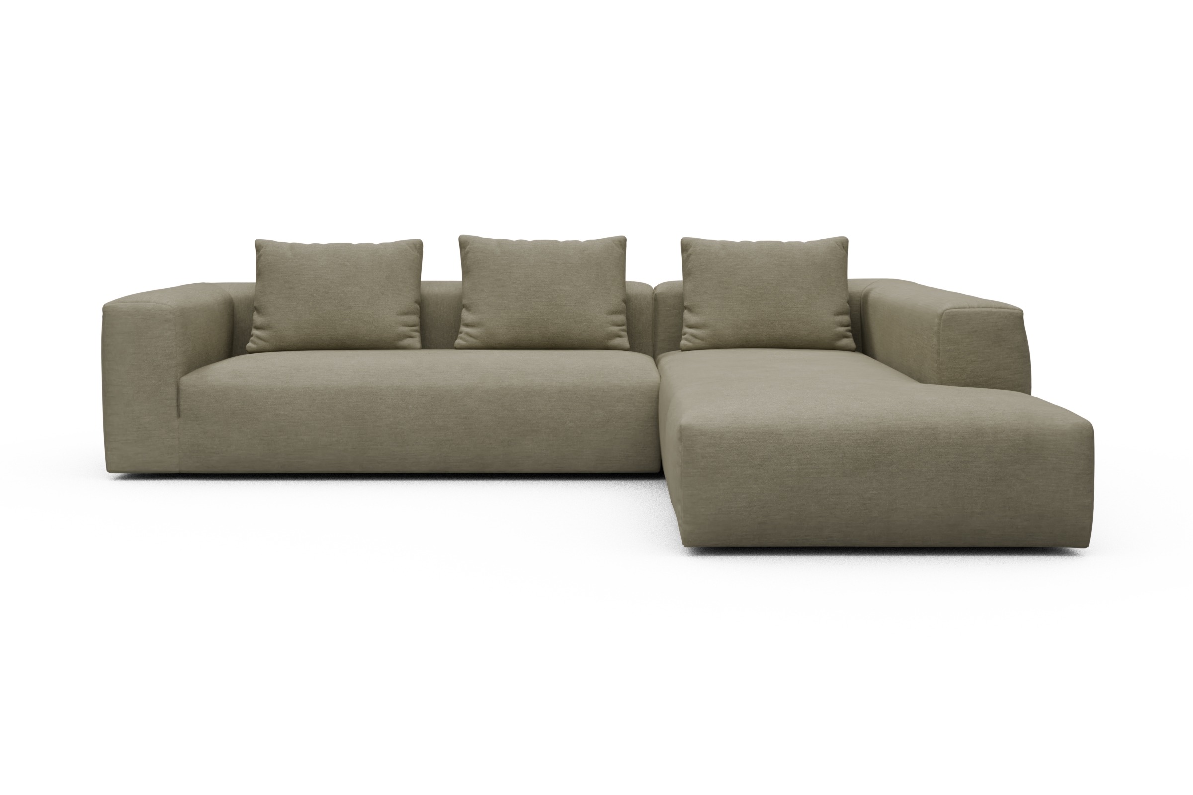 Skandi Home Ecksofa Fred Relax-Ecke rechts mit 2,5-Sitzer Vivus-Dusty-Sand moebelfaktor
