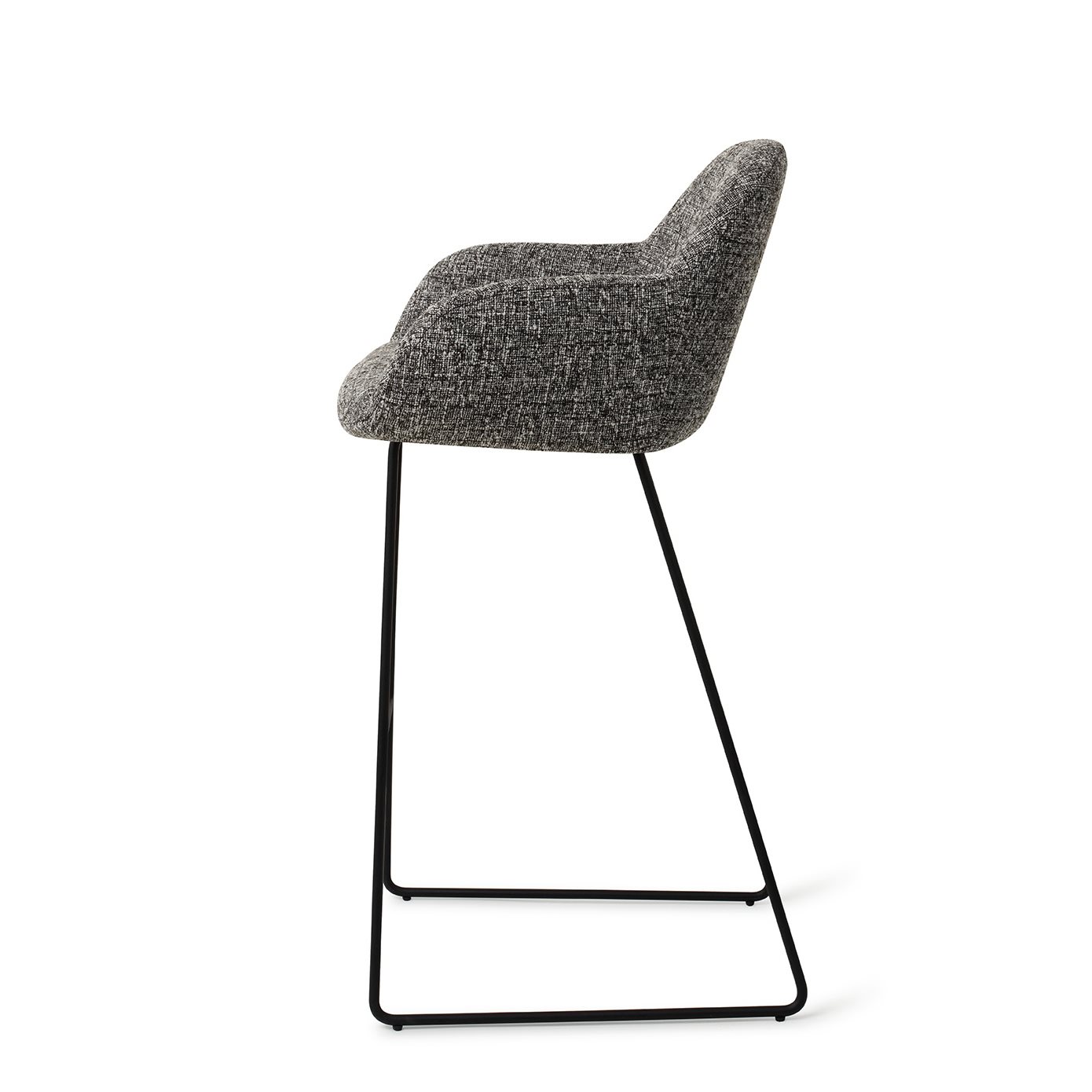 Jesper Home Barhocker Kushi Skyfall Slide Schwarz Tresenhöhe (65cm)