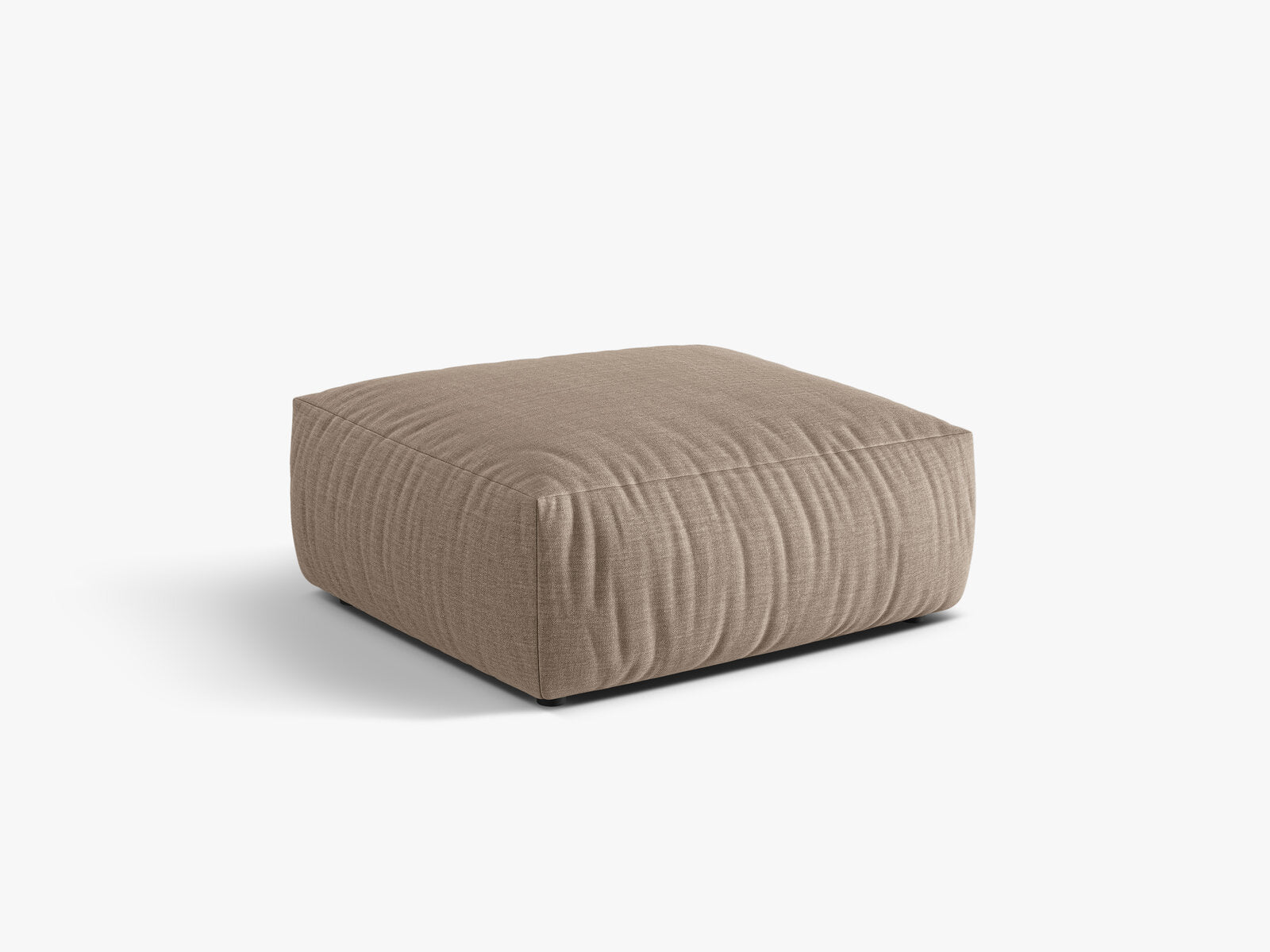 Micadoni Hocker Chris 1-Sitzer Strukturierter Stoff Sand