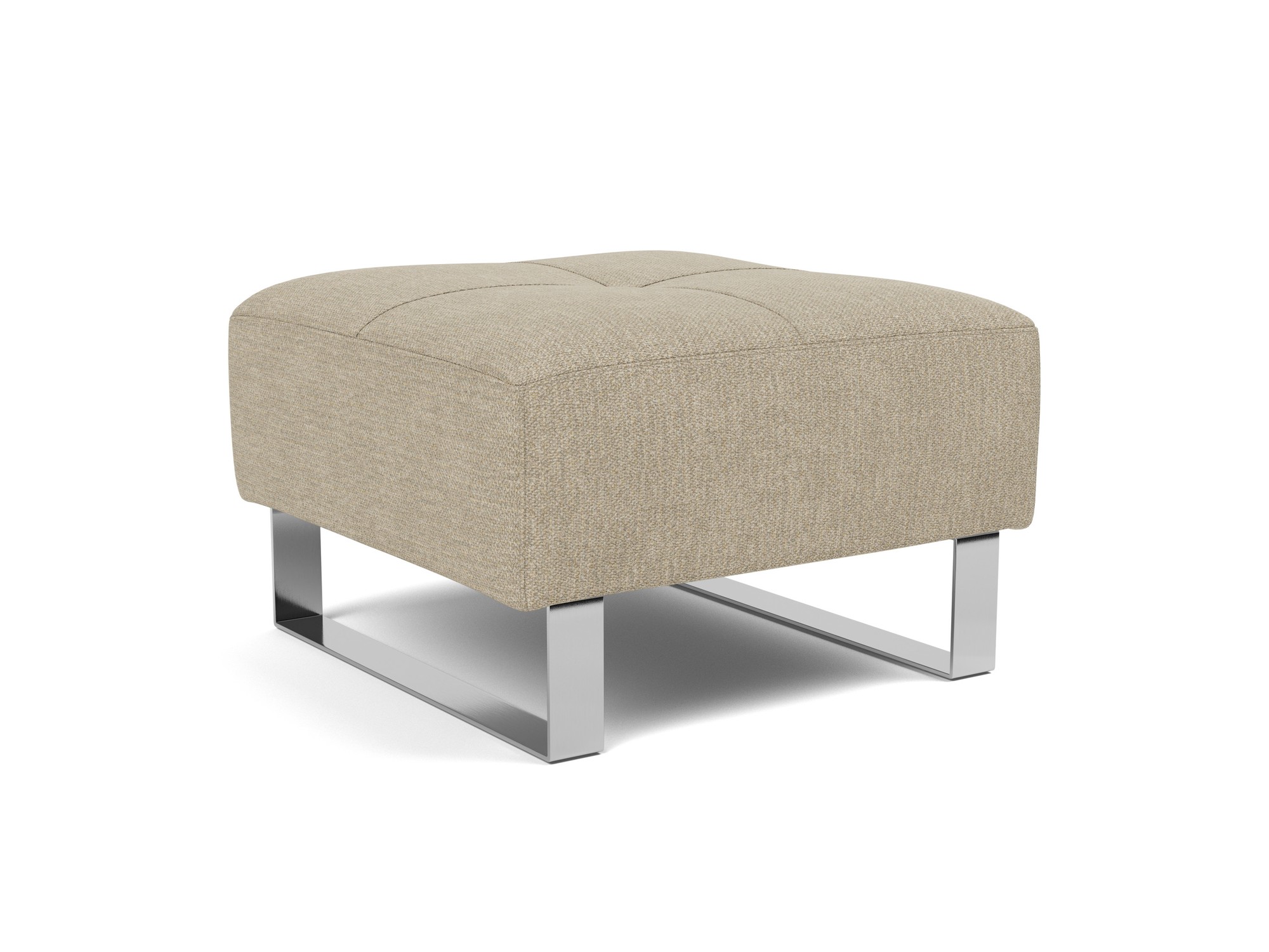 Hocker Supremax D.E.L. Strukturierter Stoff Taura 356-Sand