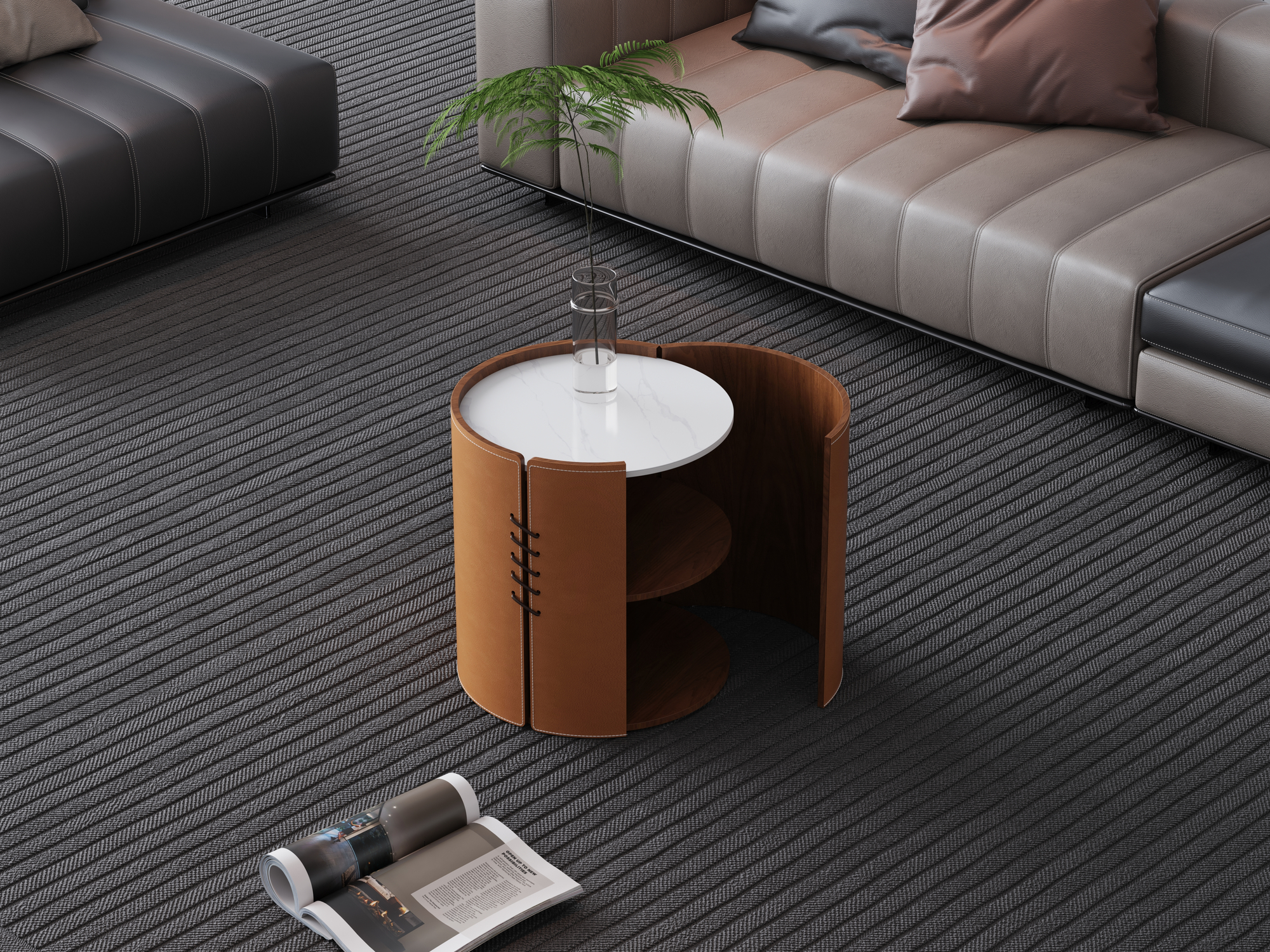 Livin Hill Nachttisch mit 1 Fach Modig Siena M36