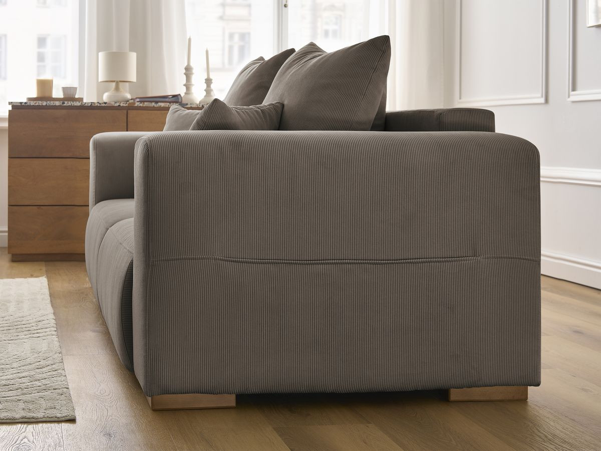 Bobochic Sidonie Sofa 2-Sitzer Cordsamt Taupe