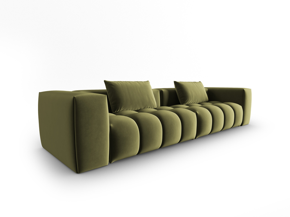 Cosmopolitan Design Sofa Verona 5-Sitzer Samt Casino Hellgrün