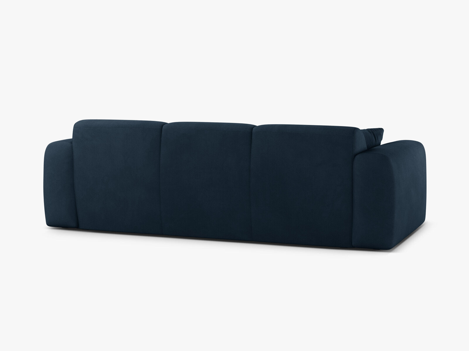 Micadoni Sofa Molino 3-Sitzer Strukturierter Stoff Rebel Königsblau