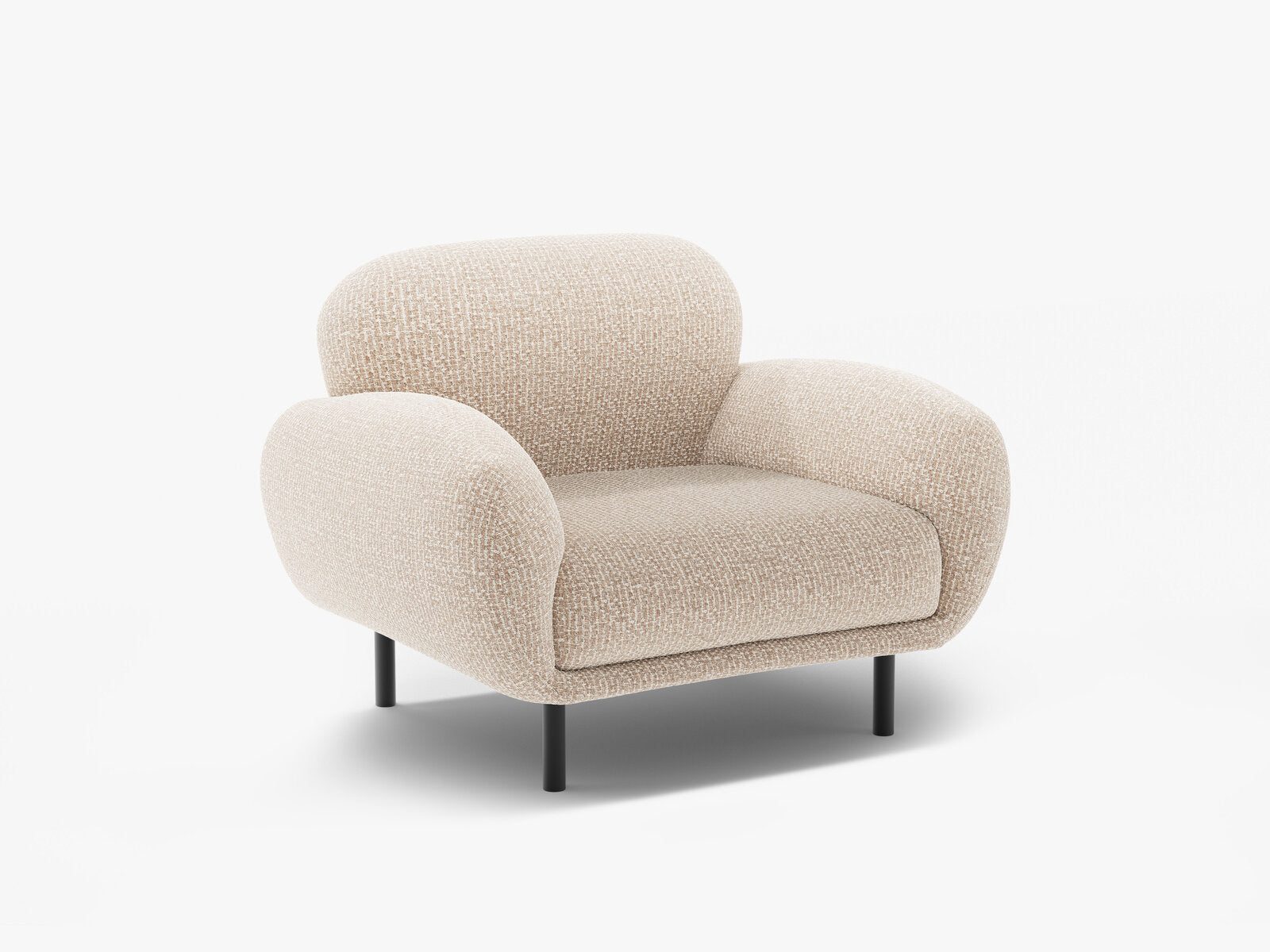 Micadoni Sessel Poppy Chenille Silencio Sand