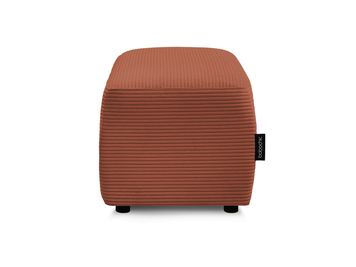 Bobochic Atilla Pouf Cordsamt Orange