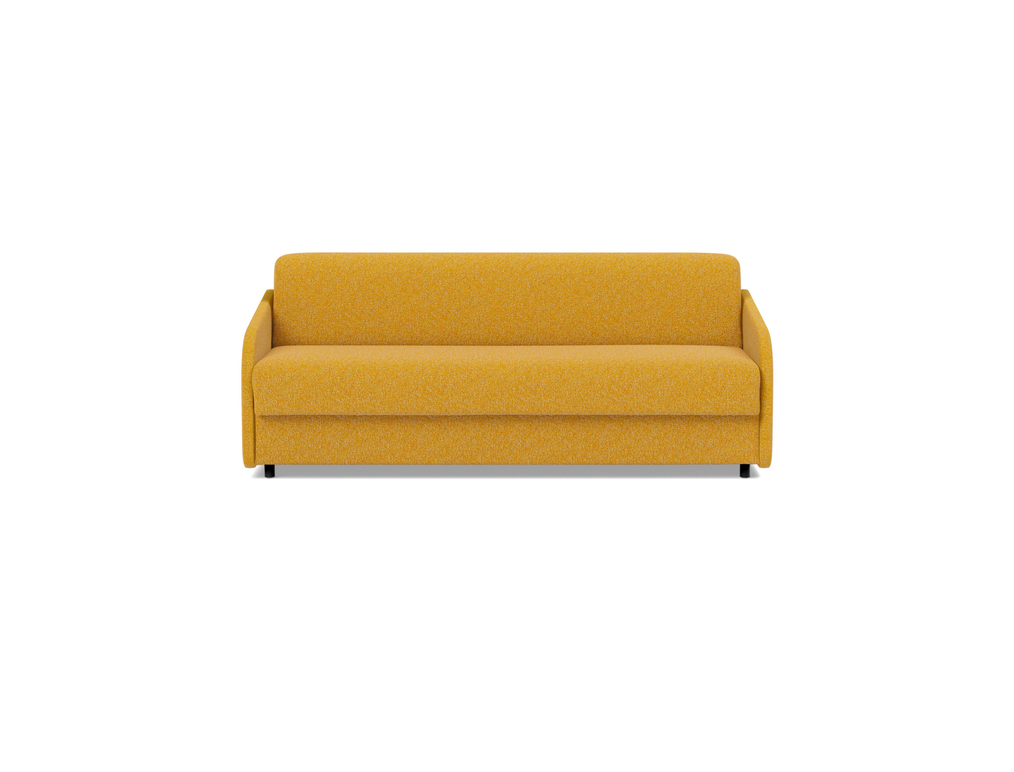 Schlafsofa Eivor mit Memory-Matratze 160 Boucle Skandi 536-Ochre