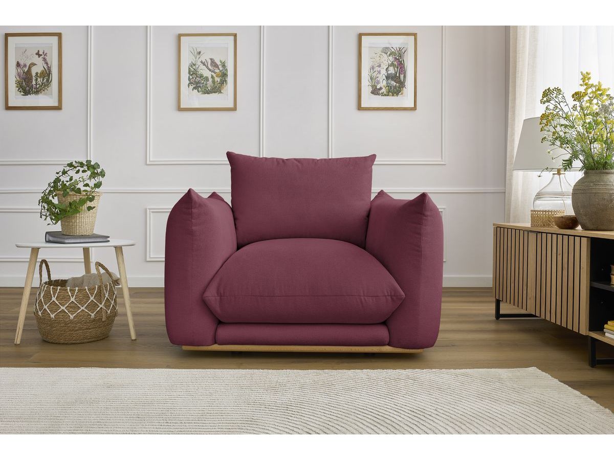 Bobochic Ernest Sessel Stoff Rot