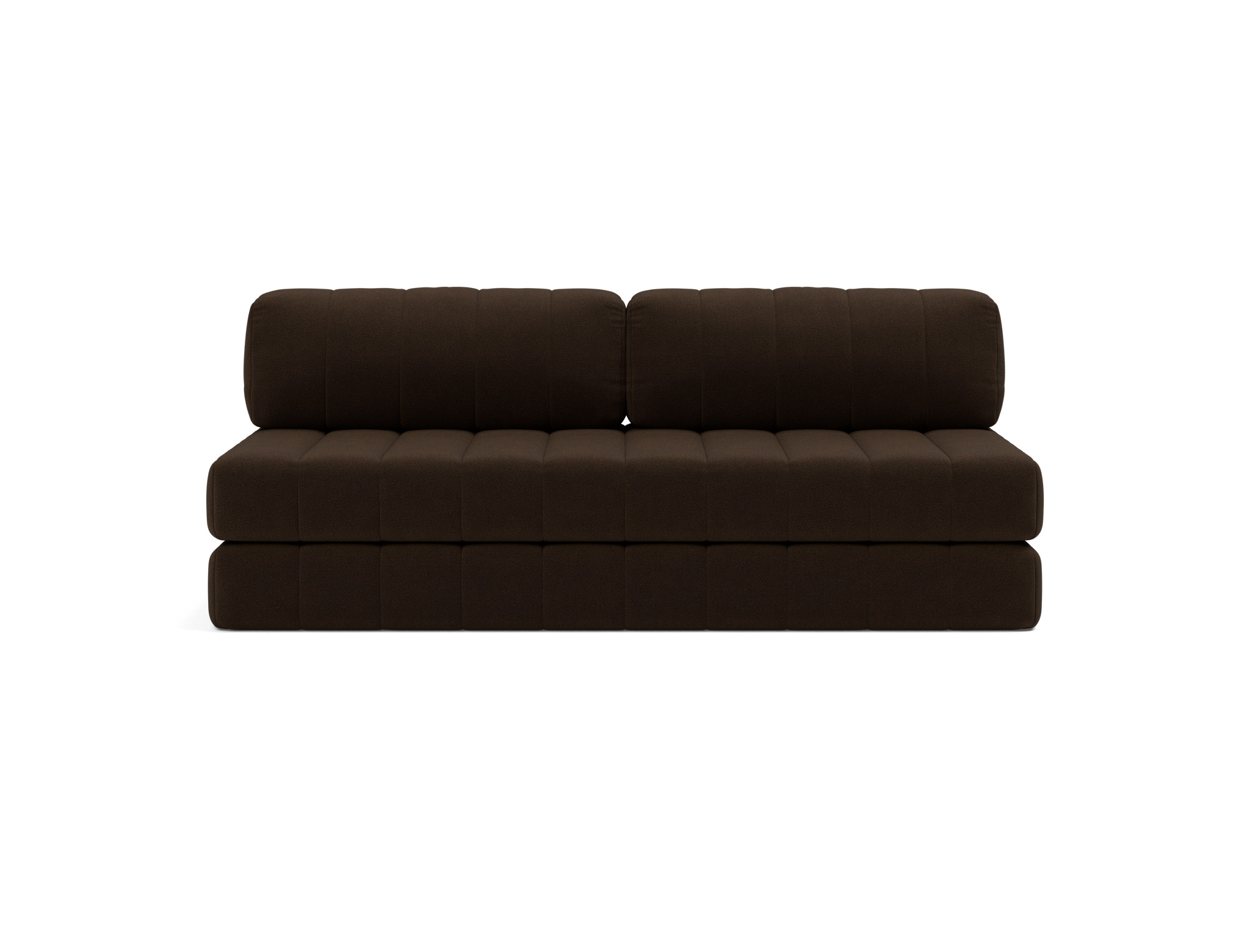 Schlafsofa CozyPad Strukturierter Stoff Taura 358-Chocco