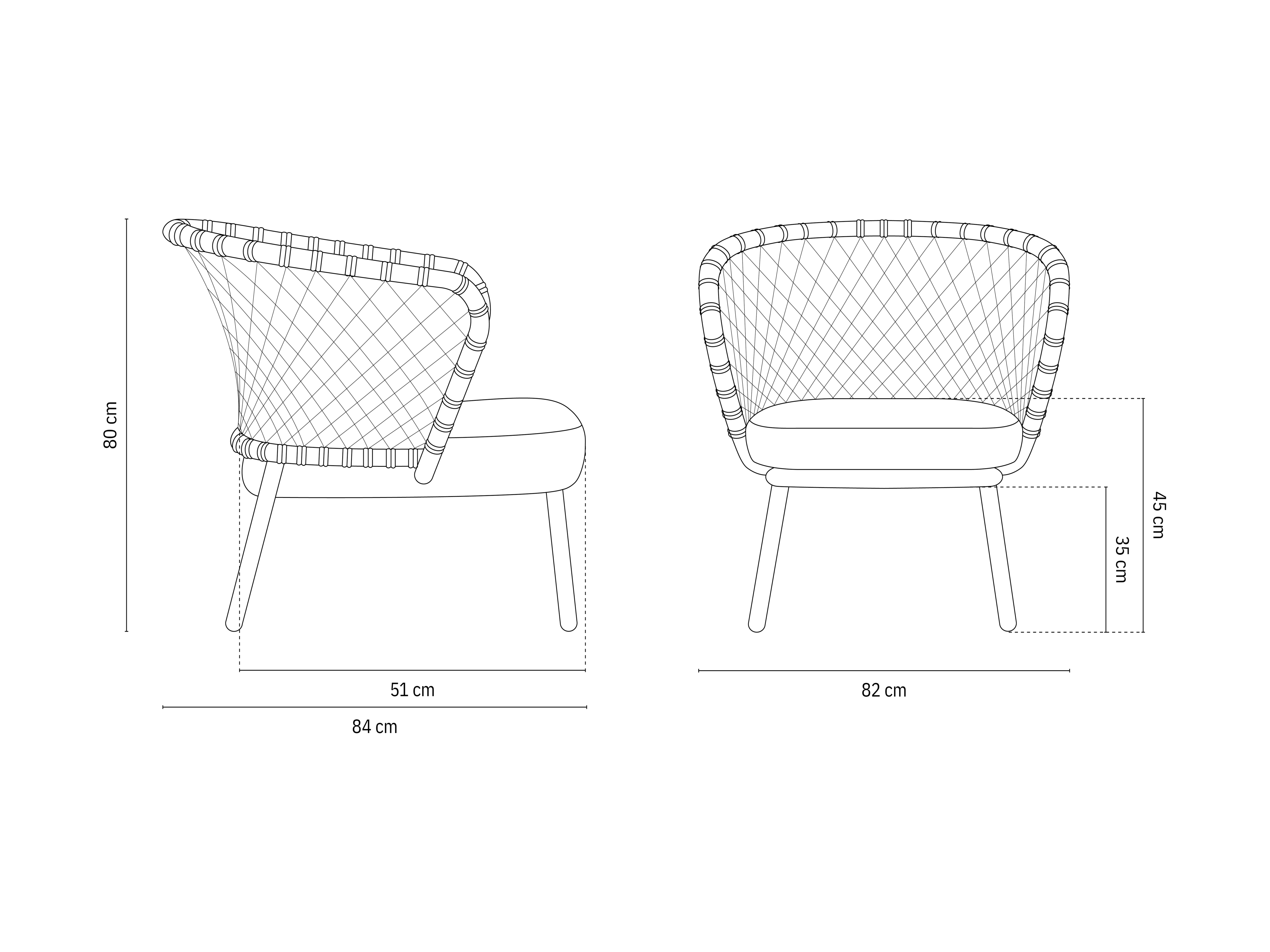 Micadoni Outdoor Sessel Canar
