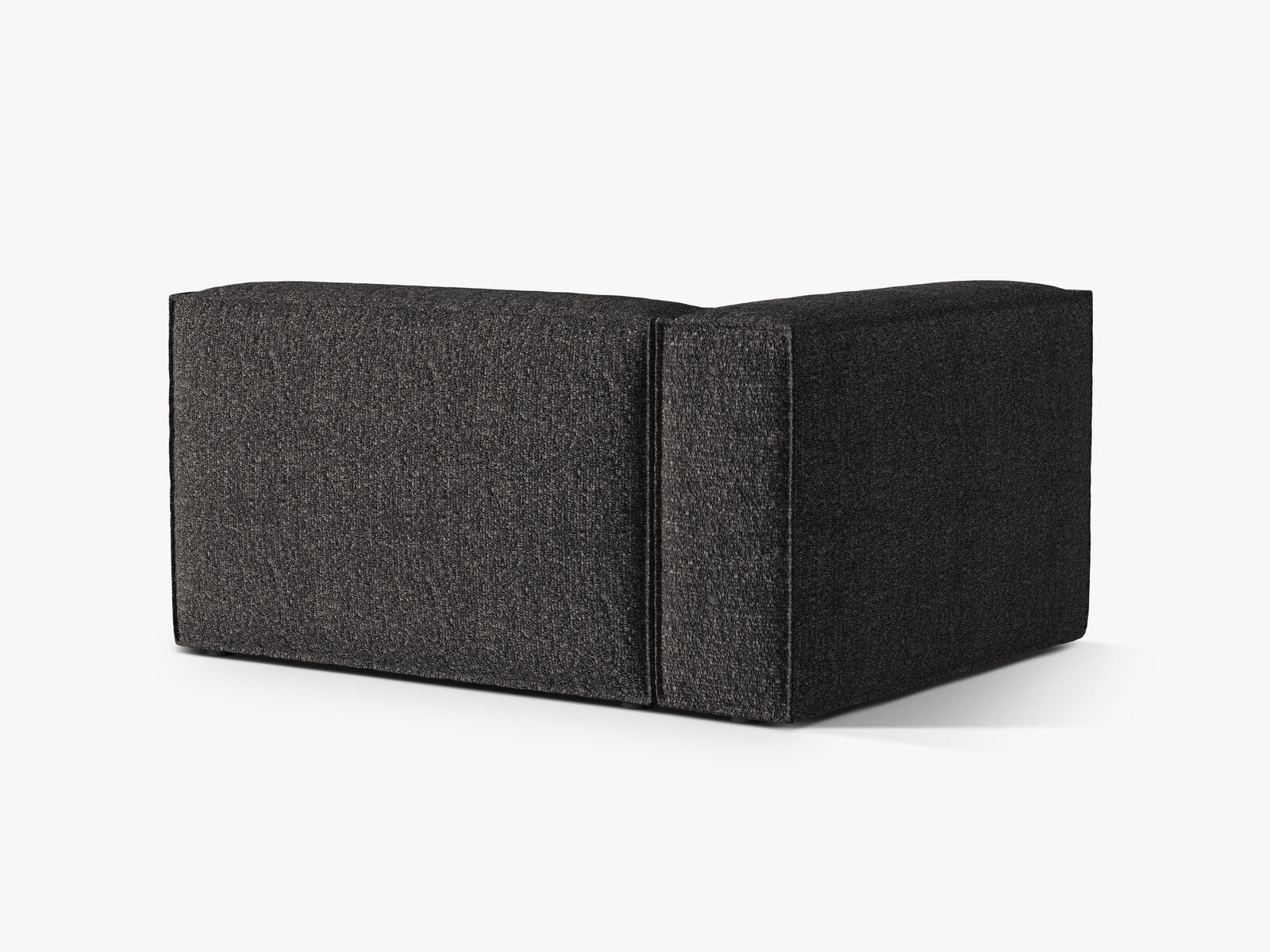 Micadoni Eckmodul Nuria 2-Sitzer Links Boucle Anthrazit