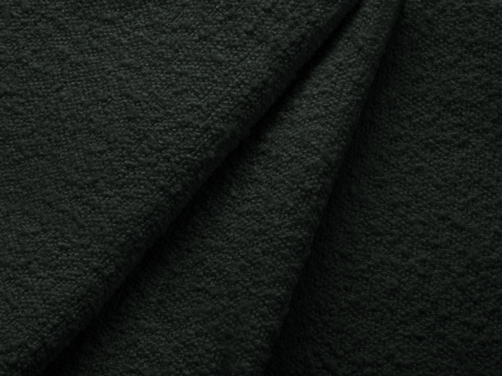 Micadoni Stauraumbett mit Kopfteil Lupine Boucle Baloo Schwarz