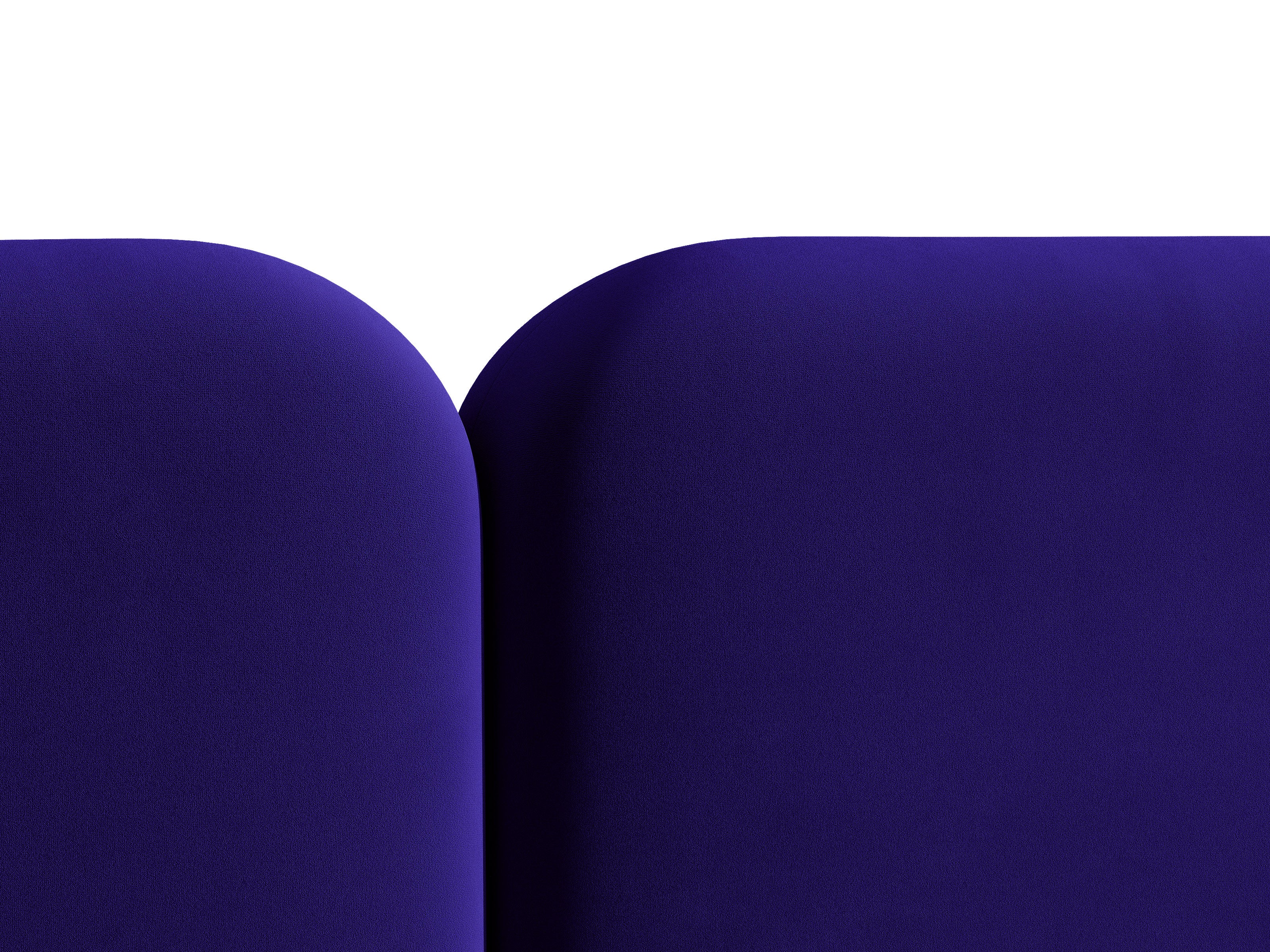 Micadoni Stauraumbett mit Kopfteil Saga Samt Magic Velvet Kobalt 160x200
