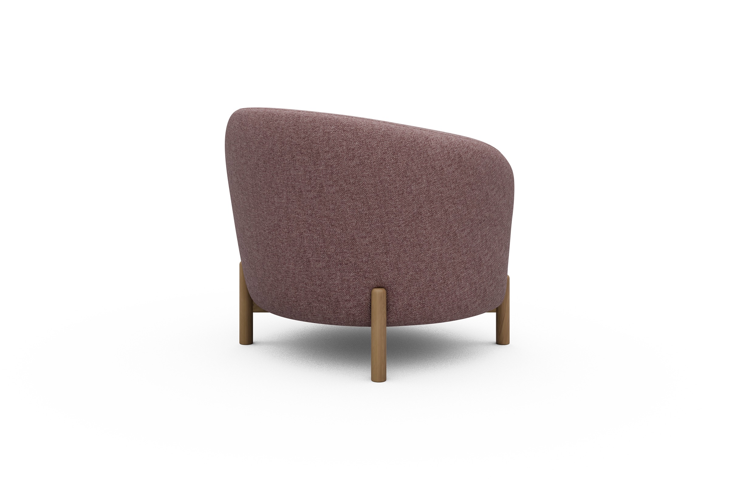 Sessel Ronda Holzbeine Eiche Natur Sama-Flamingo