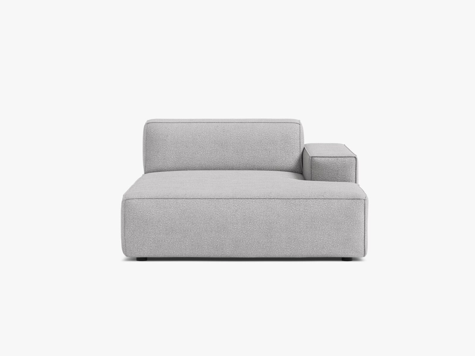 Micadoni Jodie Chaiselongue Rechts Boucle Baloo Hellgrau