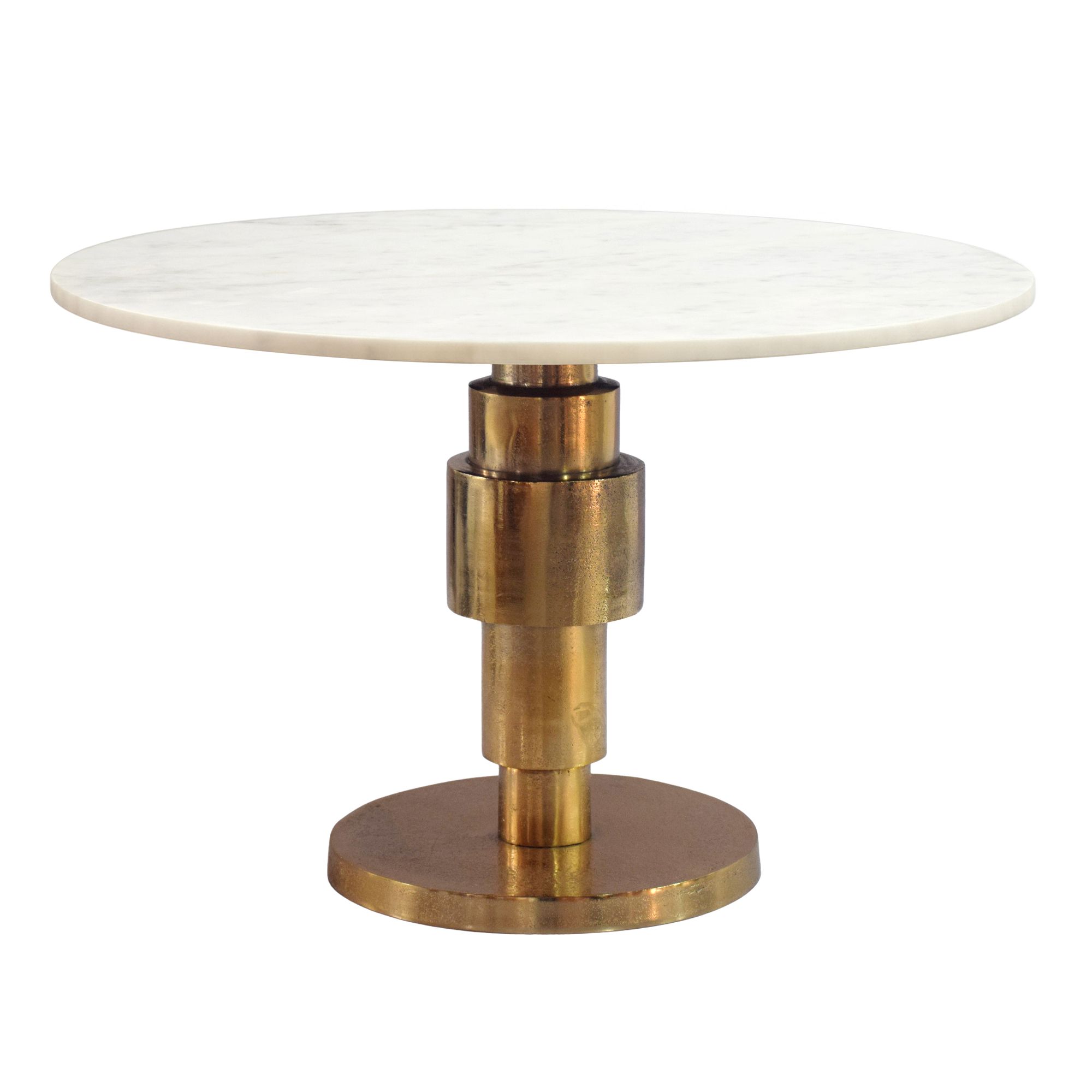Couchtisch Sandane Marmor Weiß Höhe 39 cm