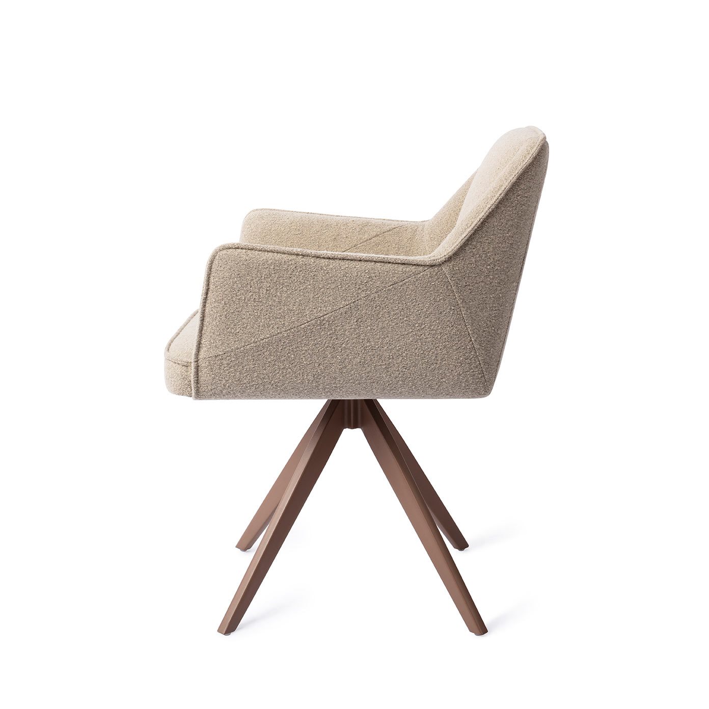 Jesper Home Esszimmerstuhl Tome Great-Greige Turn Braun