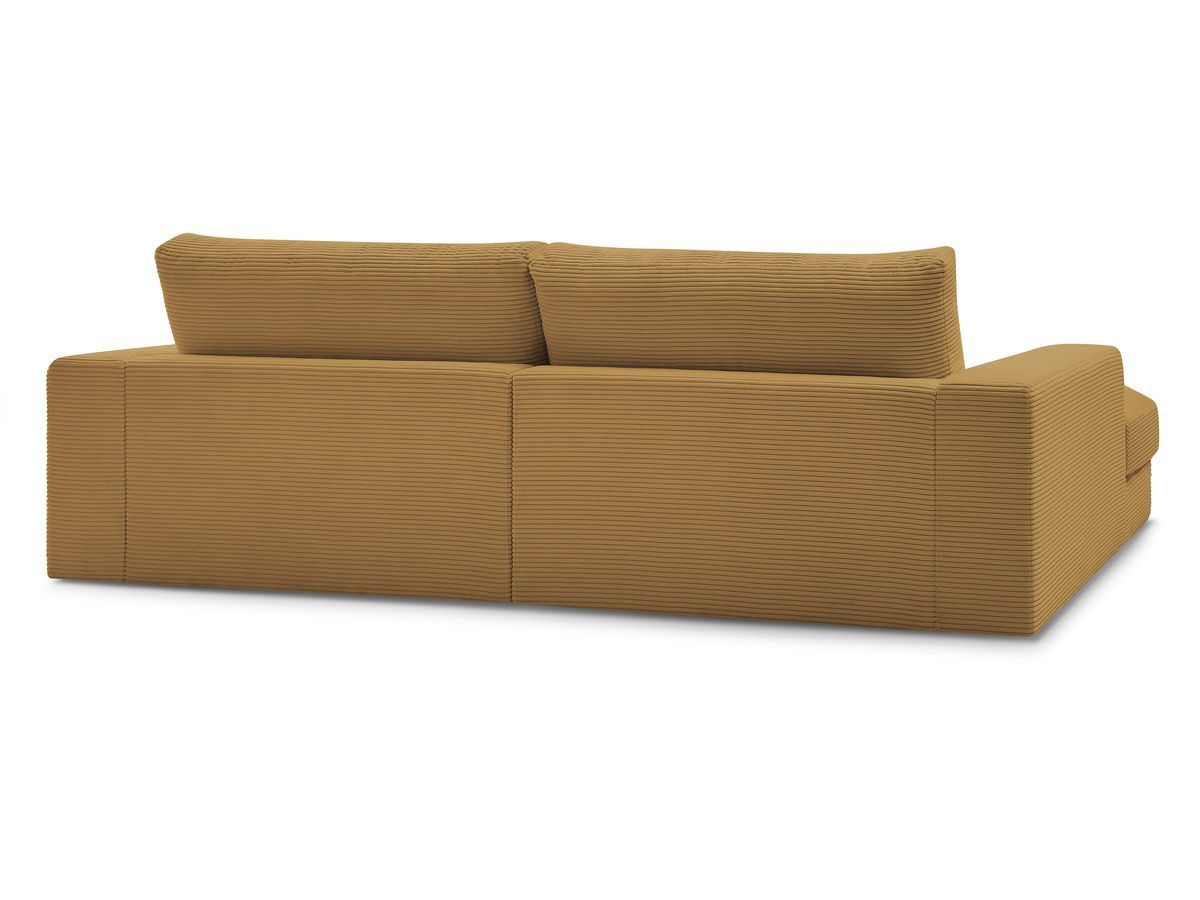 Bobochic Leonard Sofa 4-Sitzer 274 × 159 cm Cordsamt Gelb