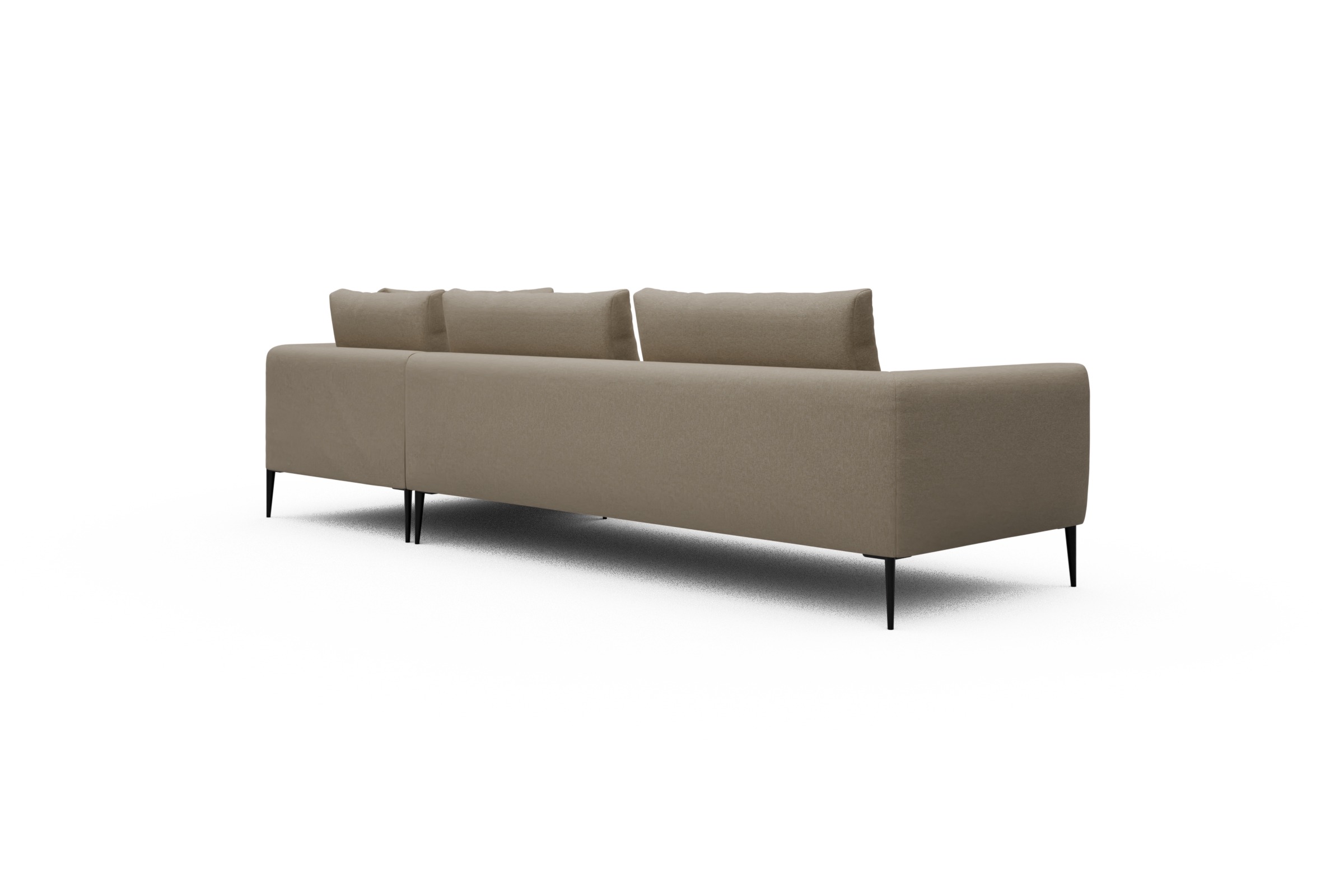 Ecksofa Paul Relax-Ecke links mit 3-Sitzer Satya-Natural