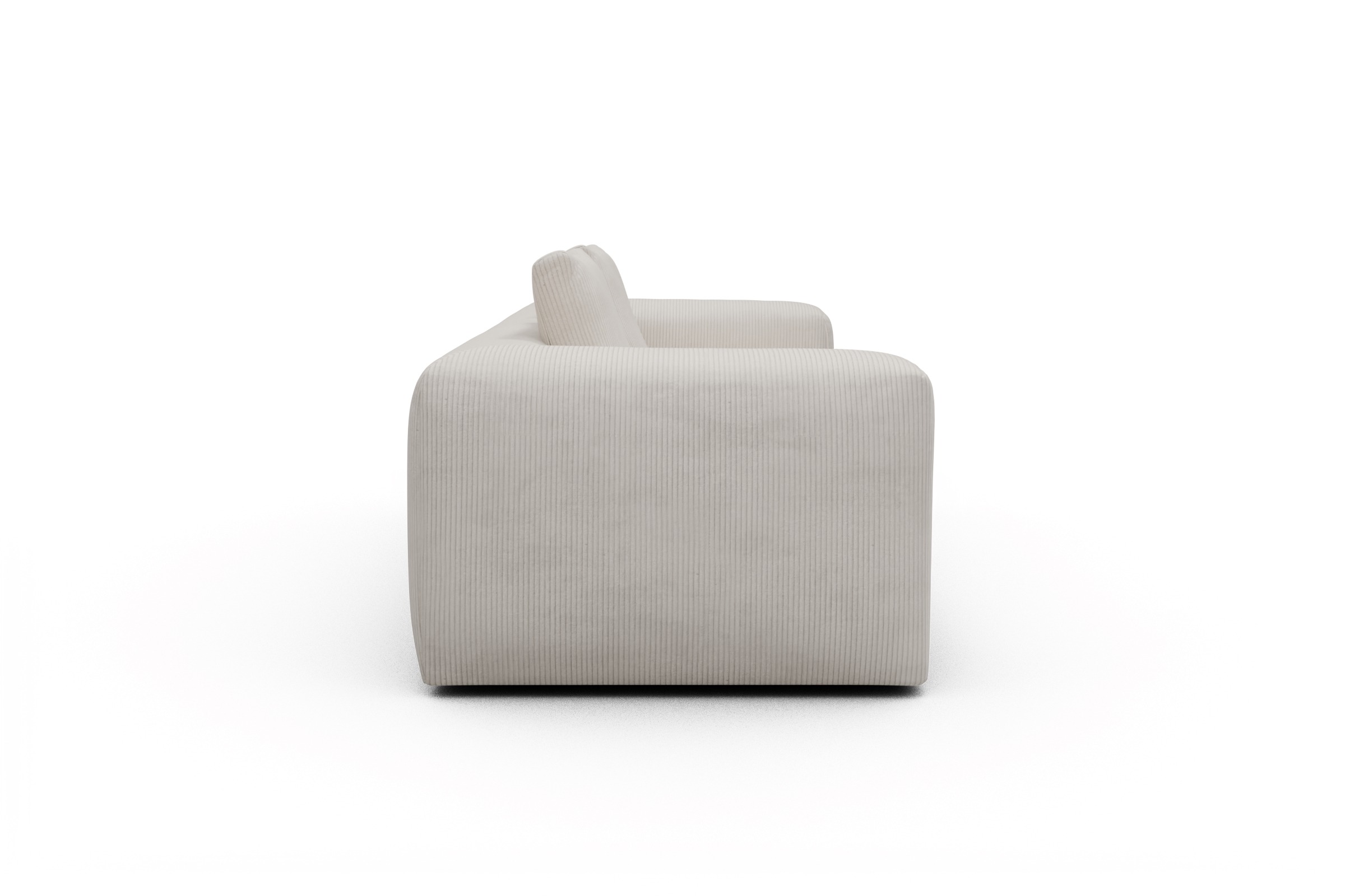 Sofa Fred 3-Sitzer Corduroy-Ivory