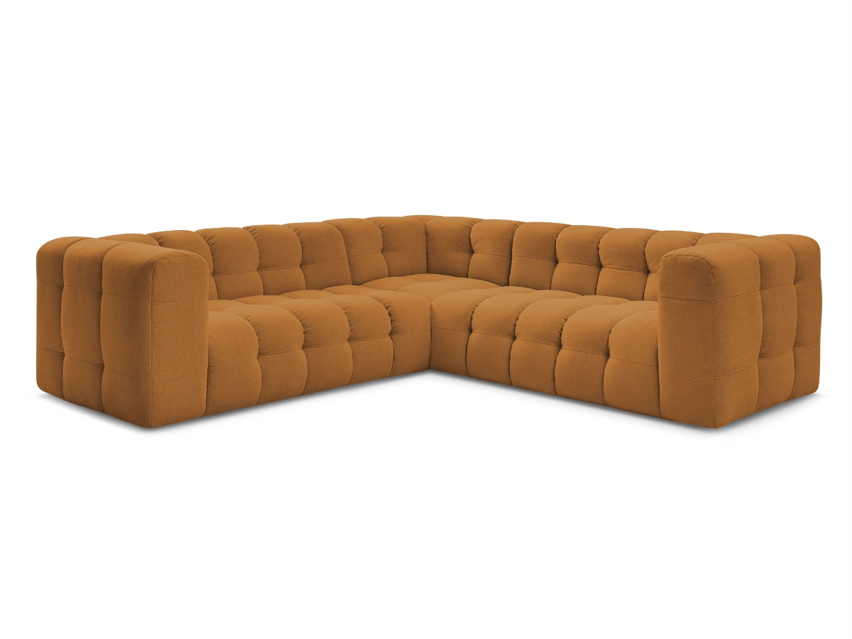 Bobochic Cloud Ecksofa 268 × 184 cm Stoff Gelb