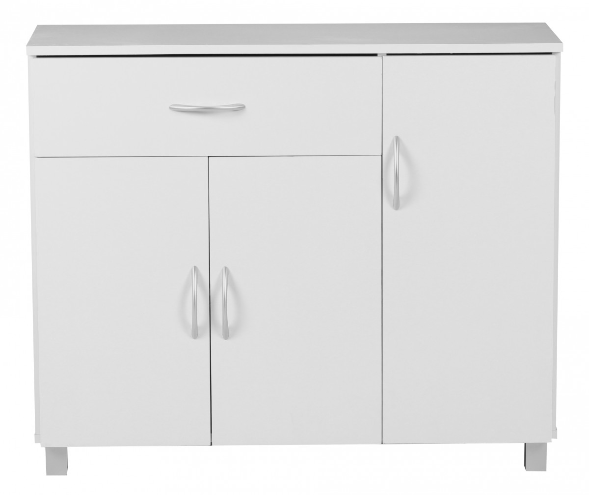 Sideboard Norheimsund Weiß 90 × 30 × 75 cm