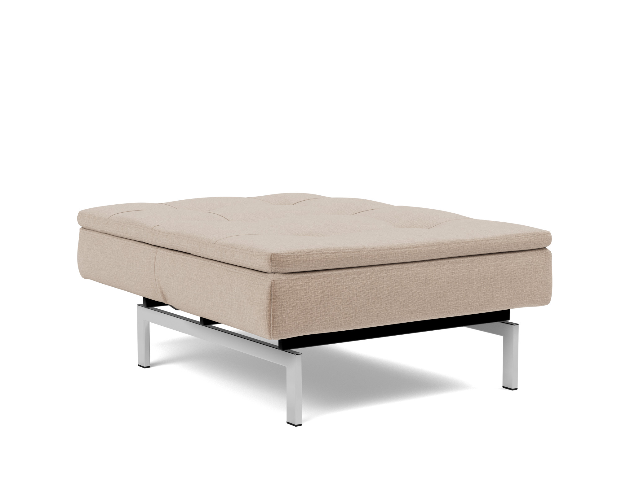 Sessel Dublexo Chenille Esina 417-Mocha Beine Chrom