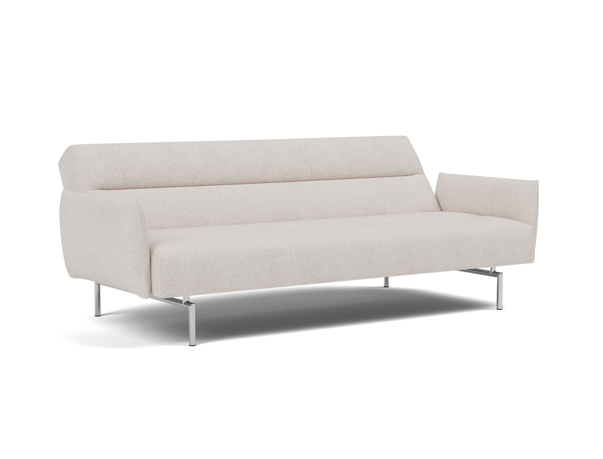 Schlafsofa Jillis mit Armlehnen Strukturierter Stoff Weda 300-Weda-Sand