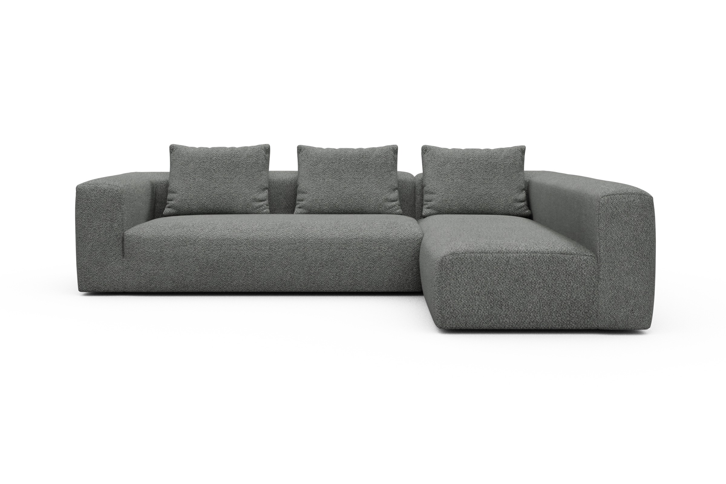 Skandi Home Ecksofa Fred 2x 2,5-Sitzer rechts offen Vanora-Warm-Grey moebelfaktor