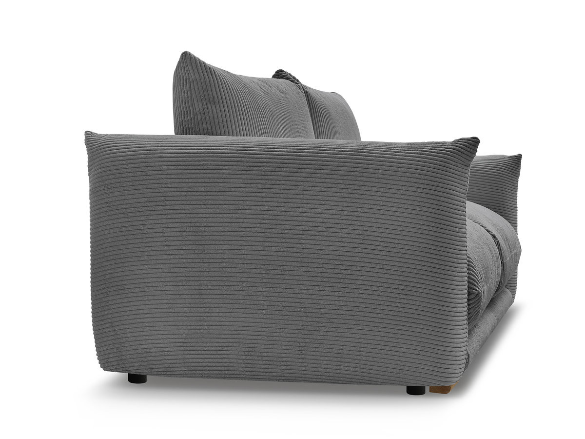 Bobochic Ernest Sofa 2-Sitzer Cordsamt Dunkelgrau