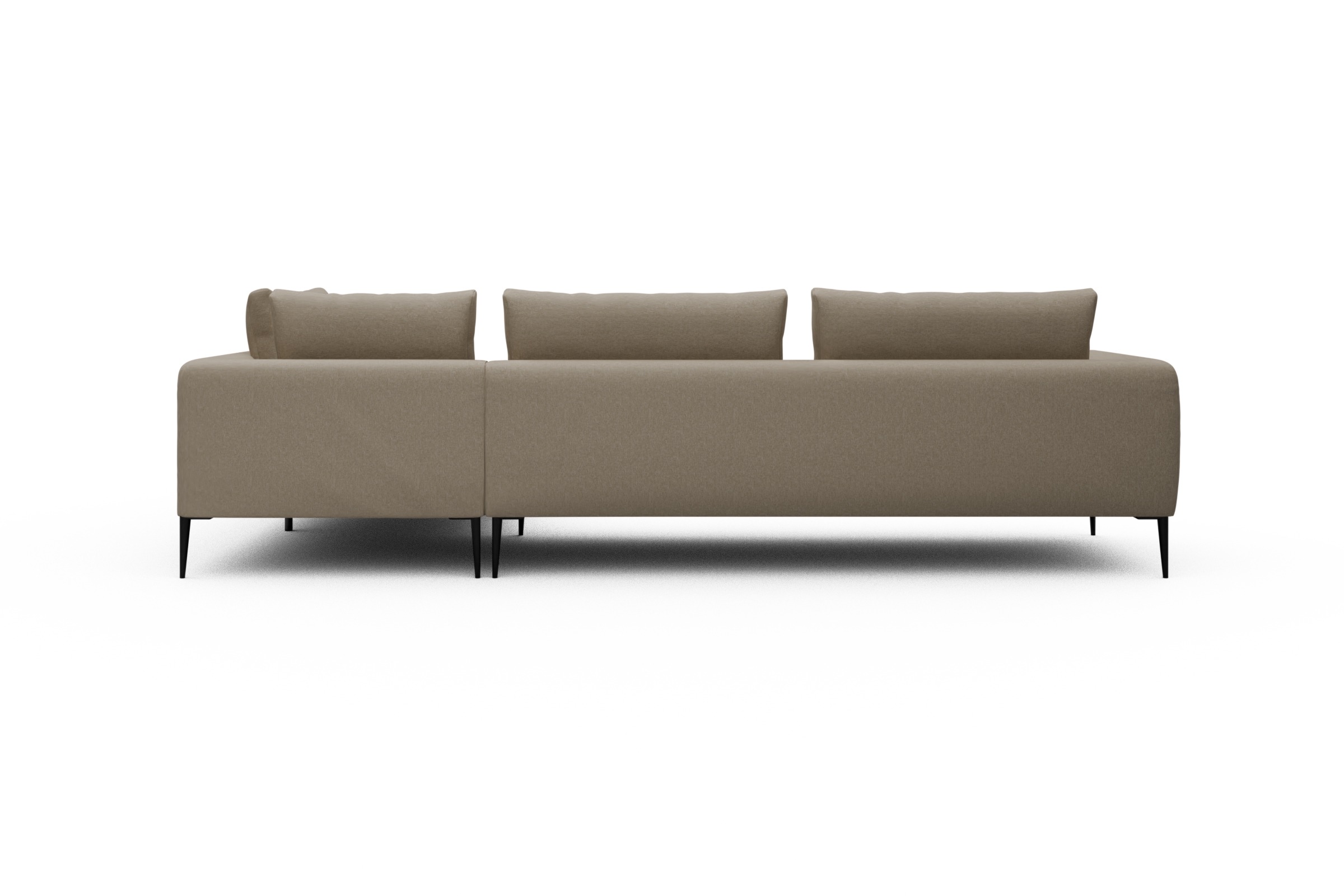 Ecksofa Paul Relax-Ecke links mit 3-Sitzer Satya-Natural