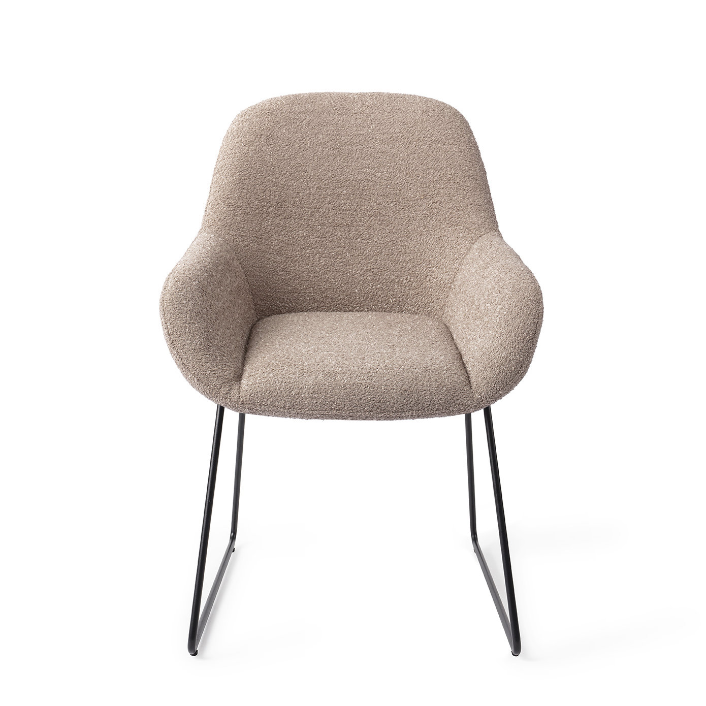Jesper Home Esszimmerstuhl Kushi Stone Haze Slide Schwarz
