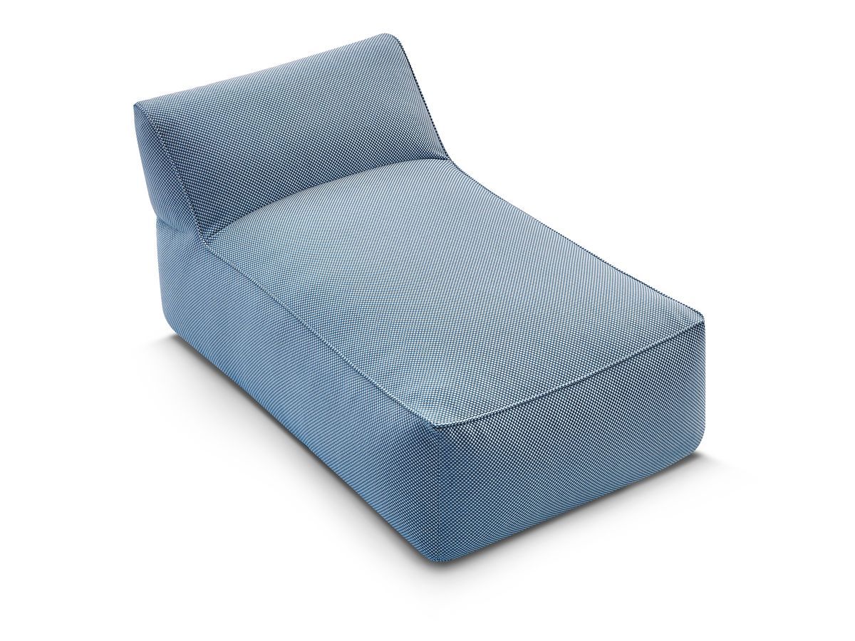 Bobochic Riviera Méridienne-Modul Melange-Stoff Dunkelblau