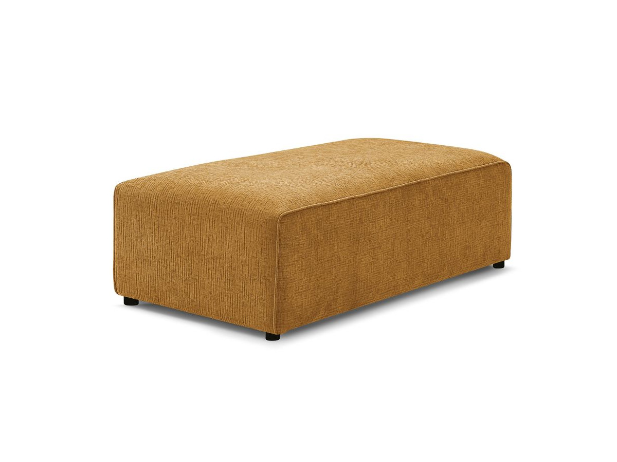 Bobochic Megeve Pouf Strukturstoff Gelb