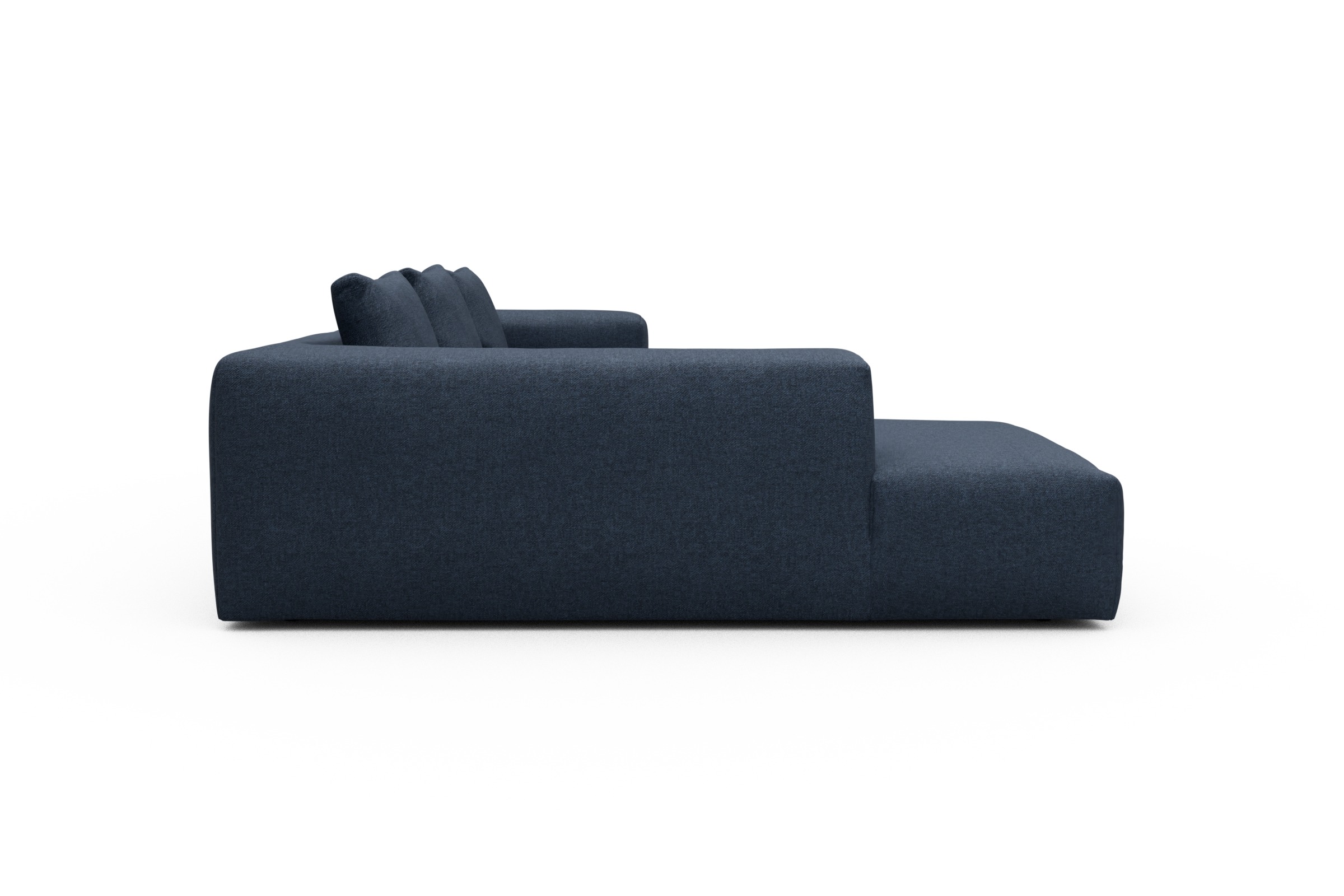 Ecksofa Fred Relax-Ecke links mit 2,5-Sitzer Sama-Deep-Blue
