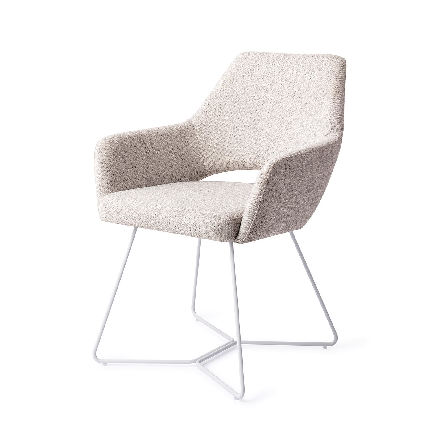 Jesper Home Esszimmerstuhl Yanai Pigeon Beehive Weiß