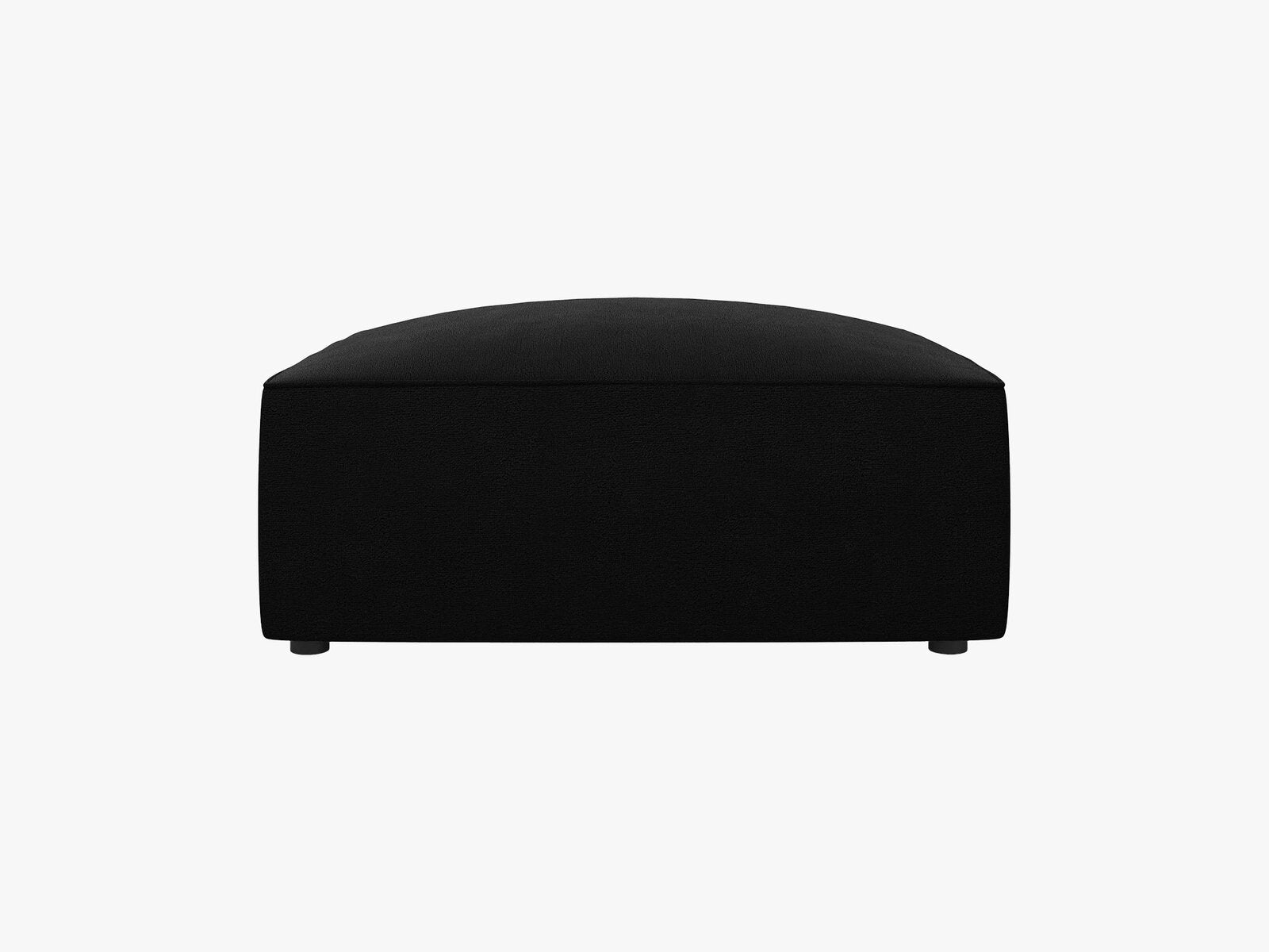 Micadoni Hocker Ruby 1-Sitzer Samt Salvador Schwarz