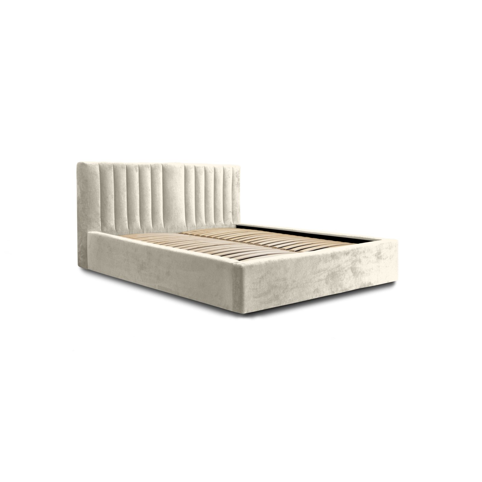 Polsterbett Velo-Vi Chenille 160x200 mit Metallrahmen Perfect Harmony 01