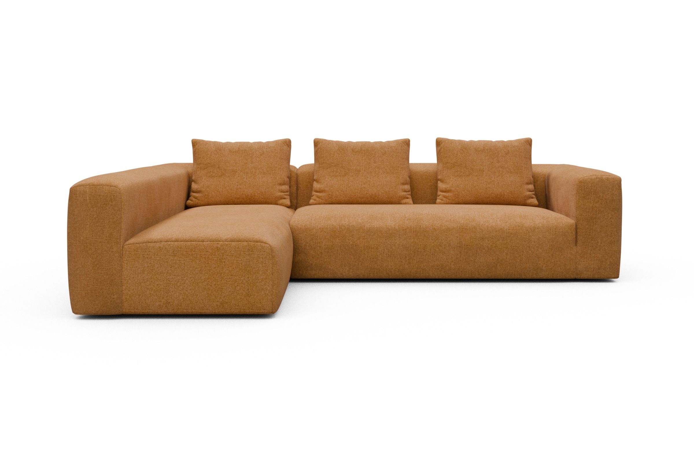 Skandi Home Ecksofa Fred 2x 2,5-Sitzer links offen Casone-Warm-Yellow moebelfaktor