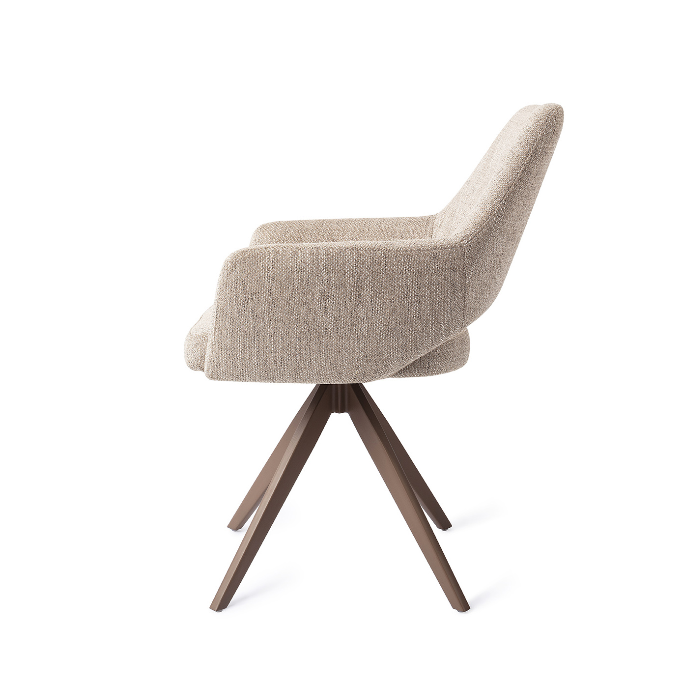 Jesper Home Esszimmerstuhl Yanai Biscuit-Beach Turn Braun