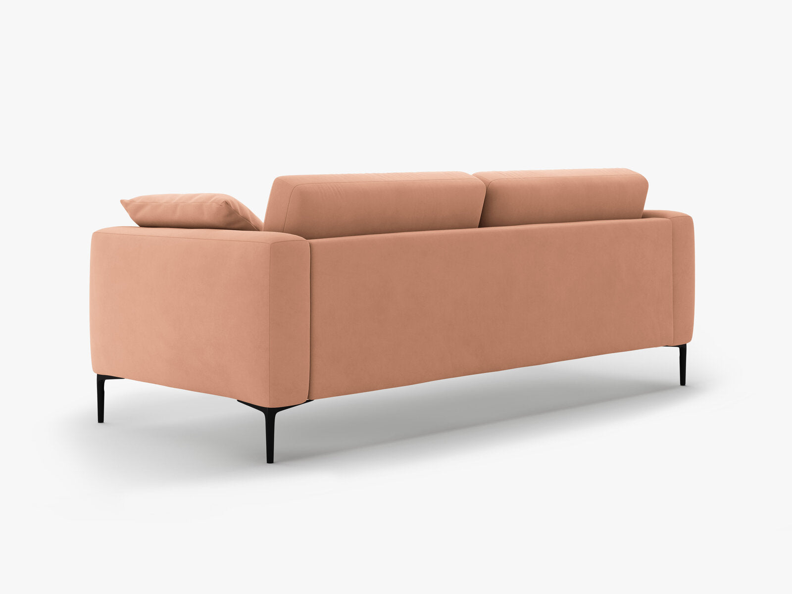 Micadoni Sofa Bemy 4-Sitzer Samt Rosa
