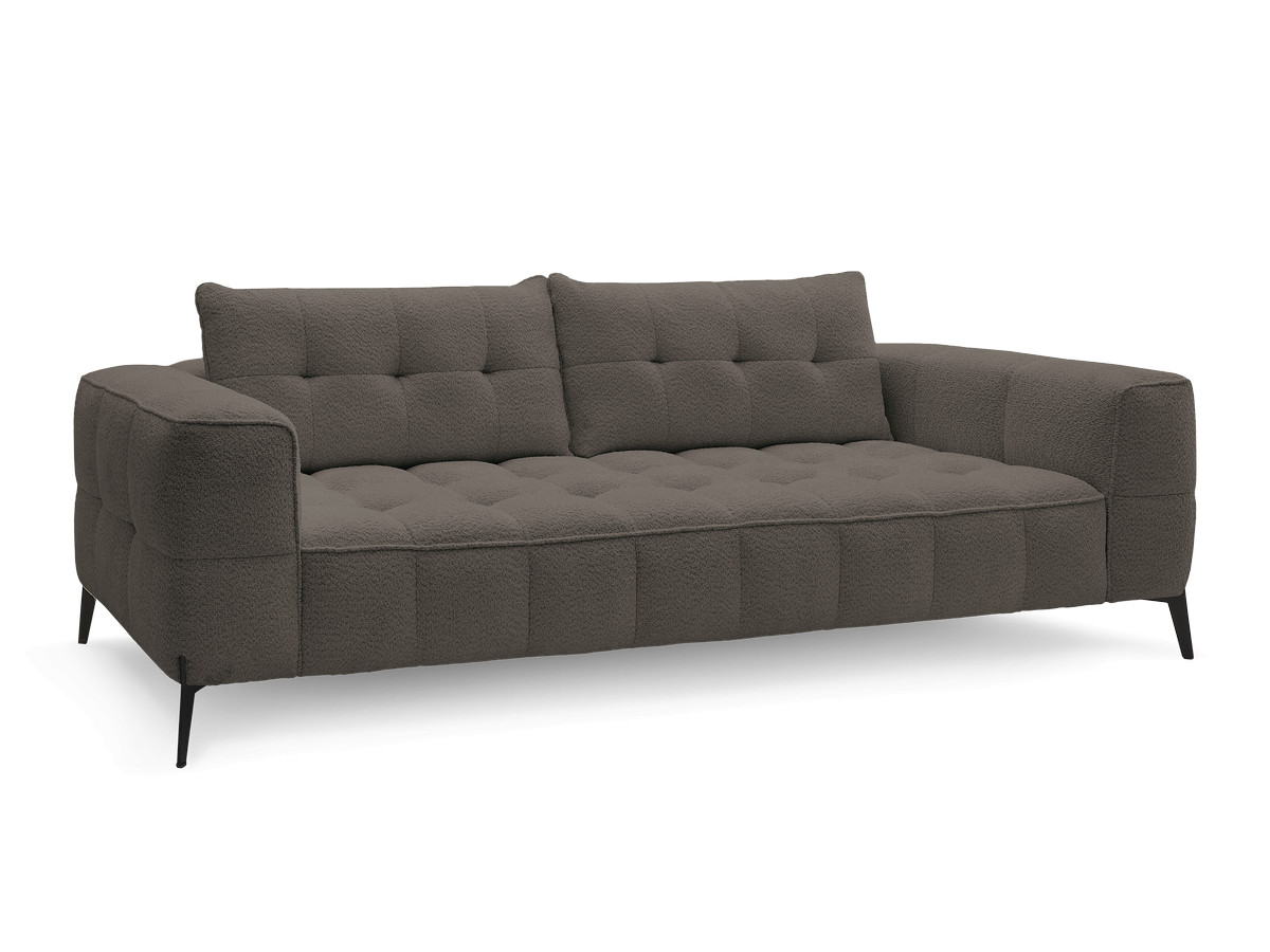 Bobochic Anis Sofa 3-Sitzer Bouclé-Stoff Braun